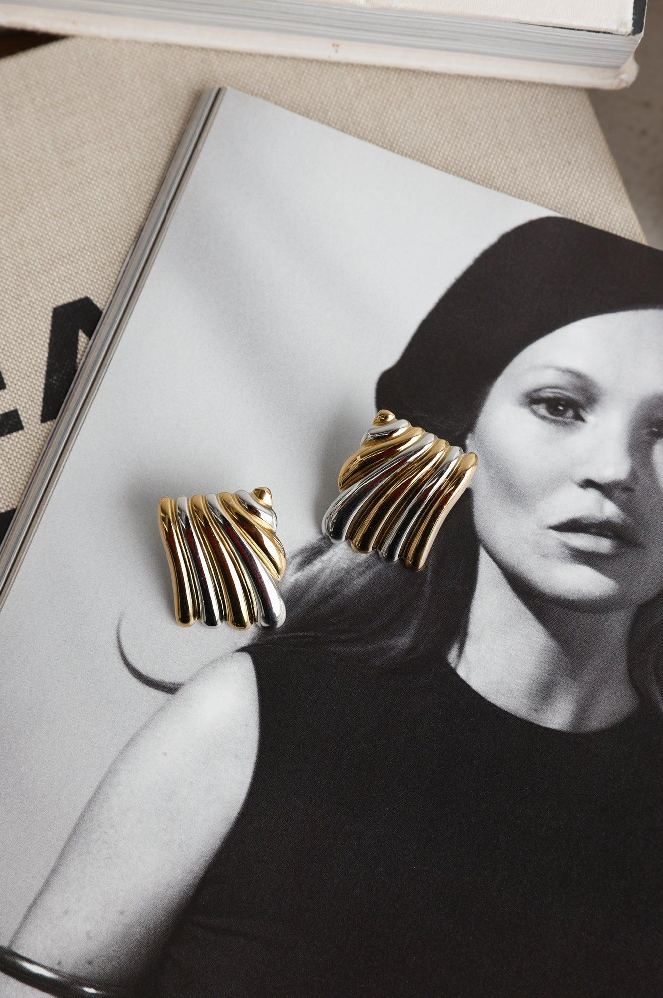 Behind The Scenes Earrings Gold Product Image