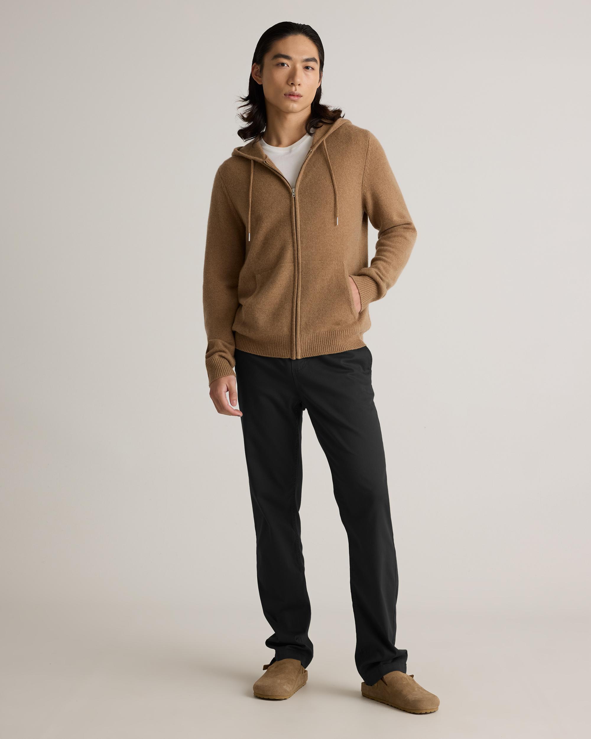 Quince | Men's Mongolian Cashmere Full-Zip Hoodie Product Image