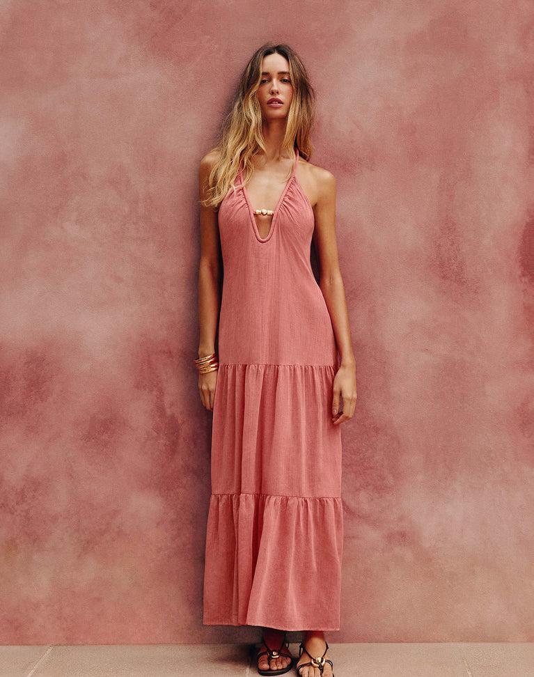 Cassia Maxi Dress - Ruby Product Image