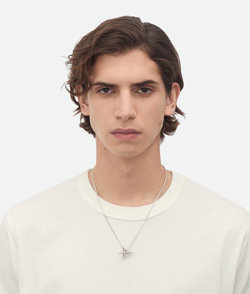 Women's Rivet Necklace in Silver Product Image