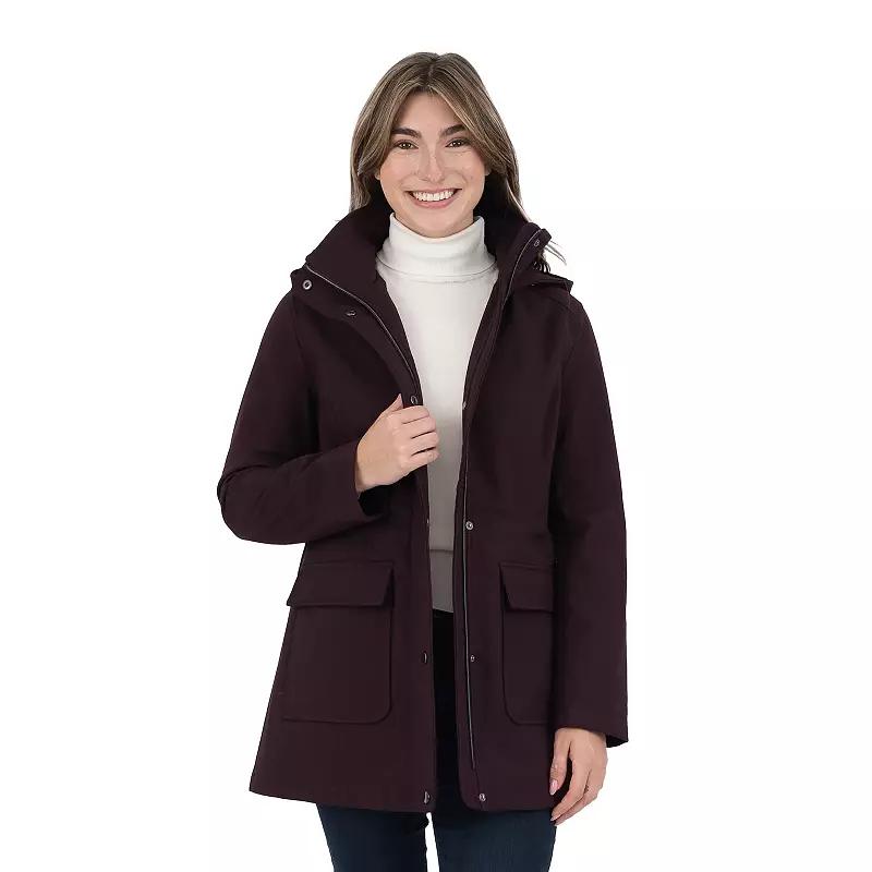 Women's Fleet Street Hooded Soft Shell Coat,  Product Image