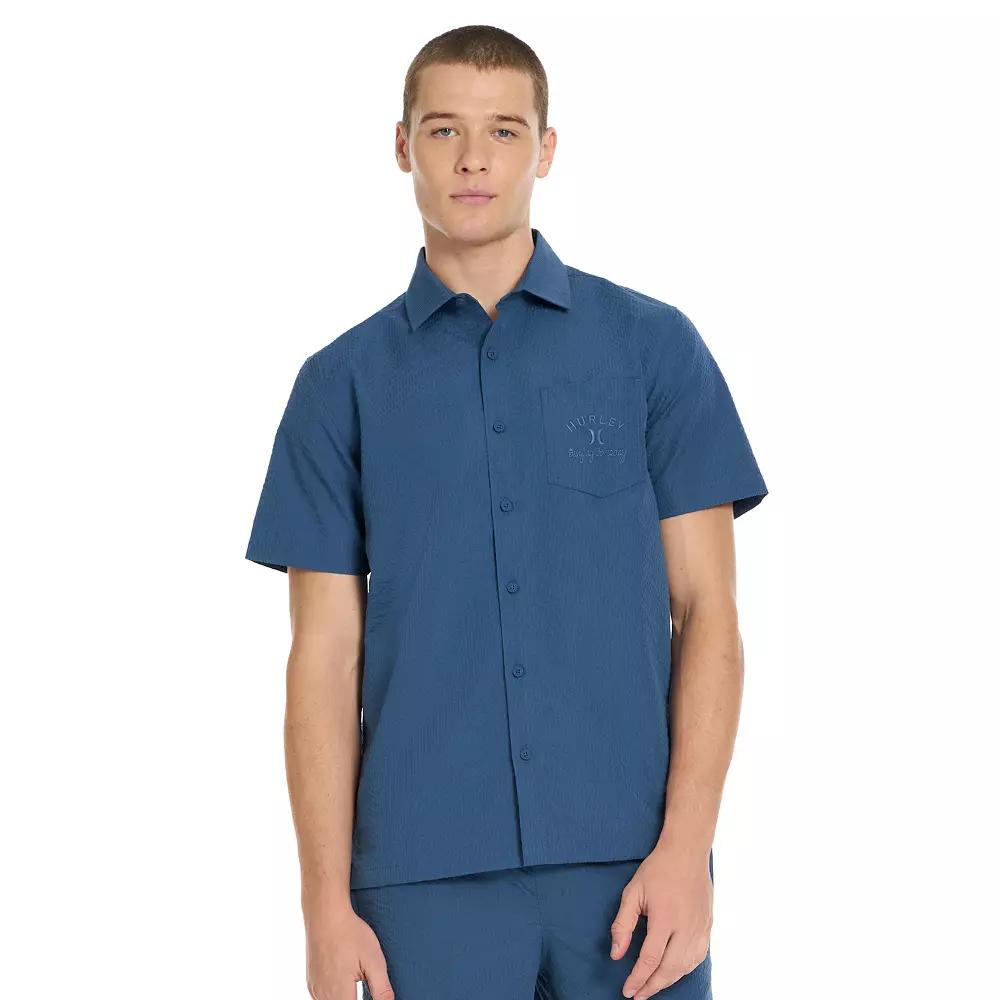 Men's Hurley Short Sleeve Button Down,  Product Image