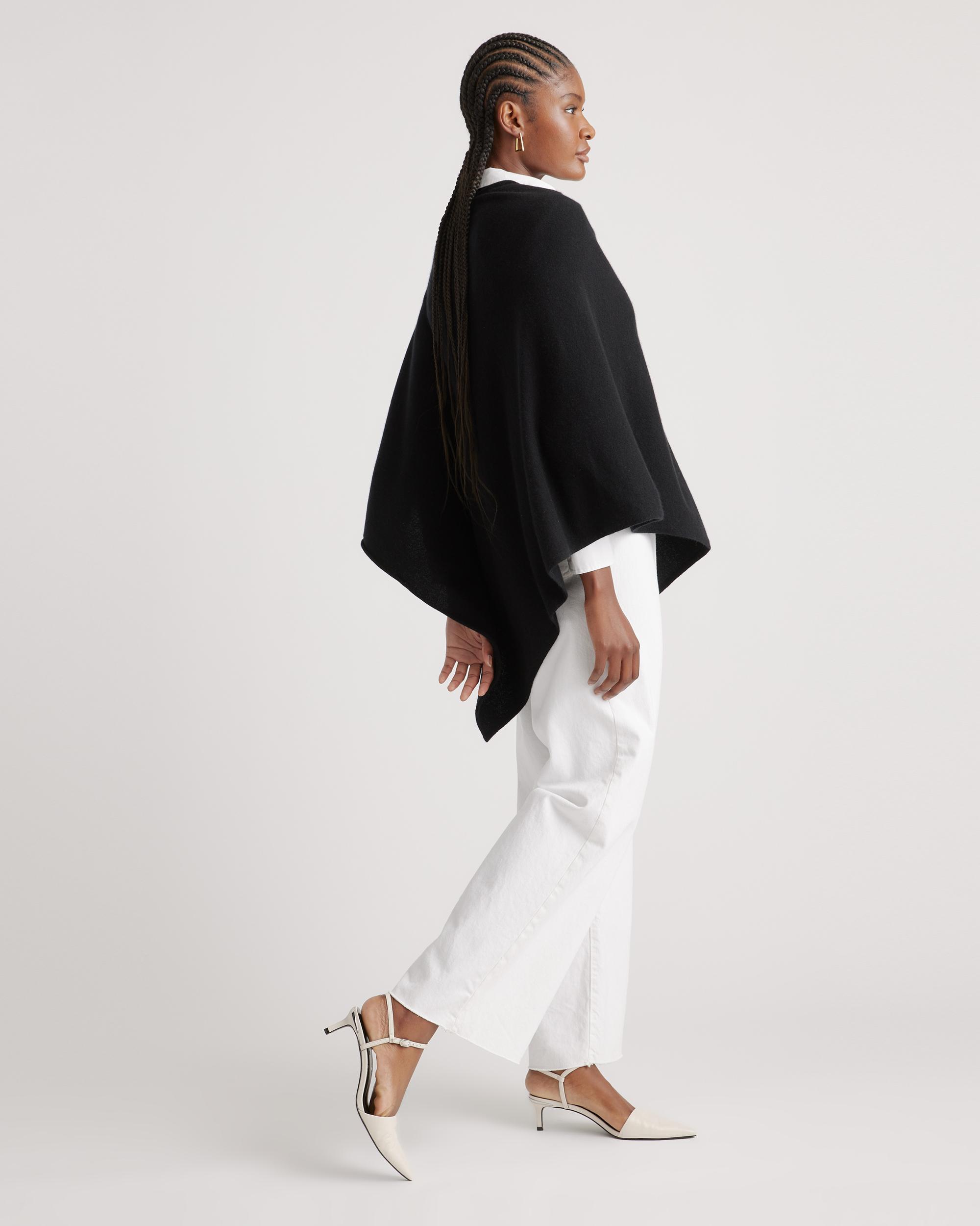 Quince | Women's Mongolian Cashmere Poncho Product Image