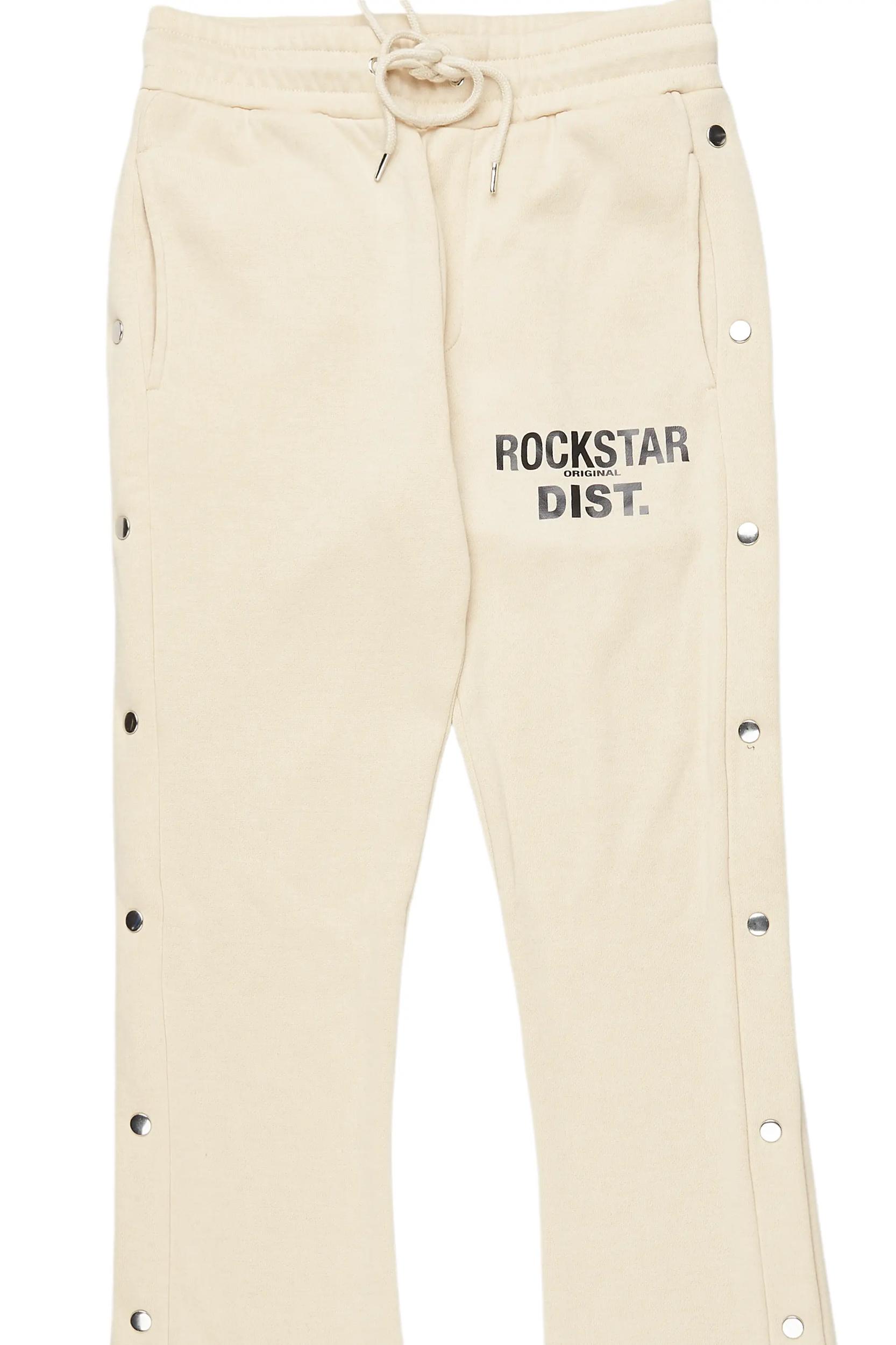 Alpine Beige Baggy Snap Button Pant Male Product Image