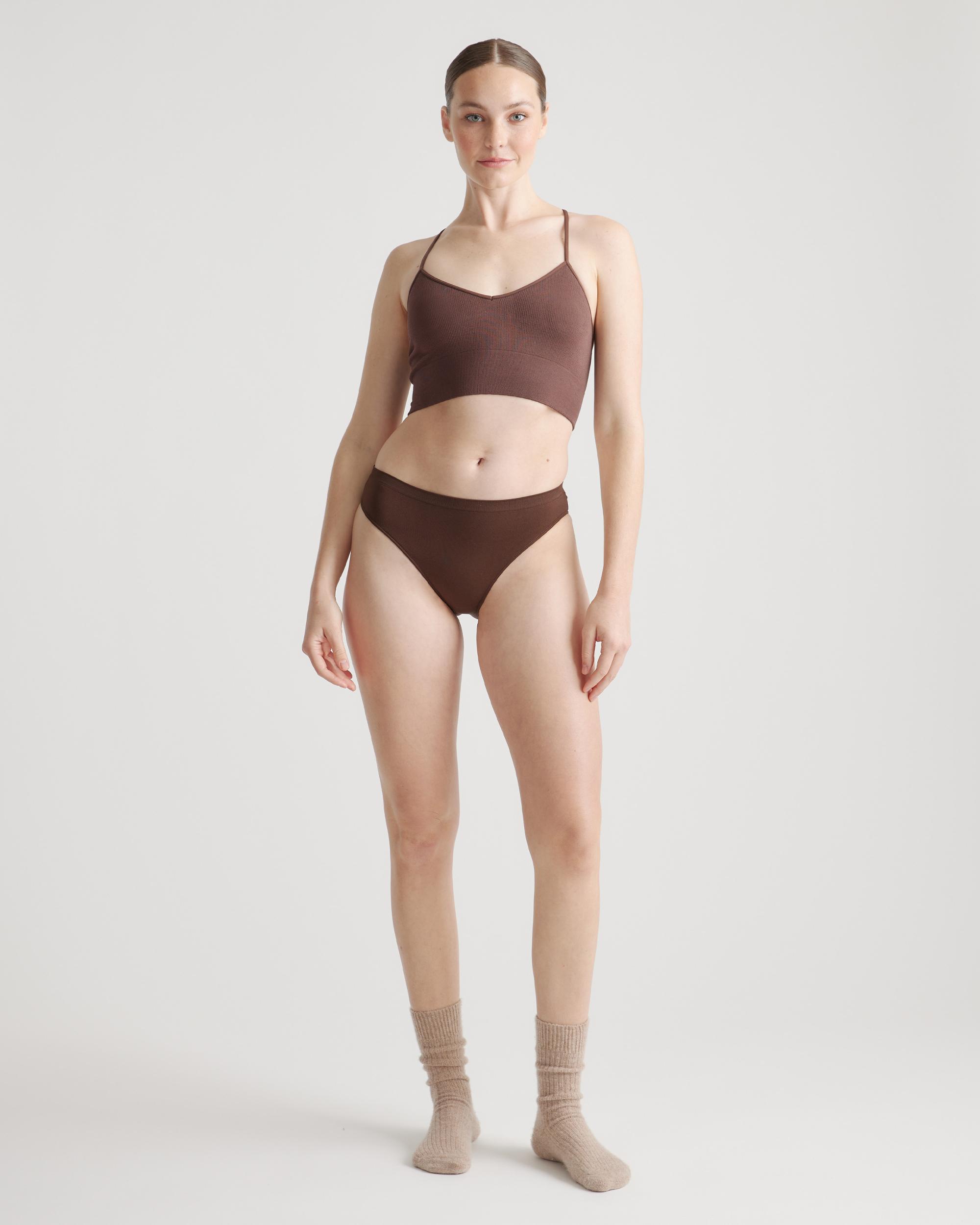 Quince | Women's Smoothing Comfort Bikini Nylon/Spandex Product Image