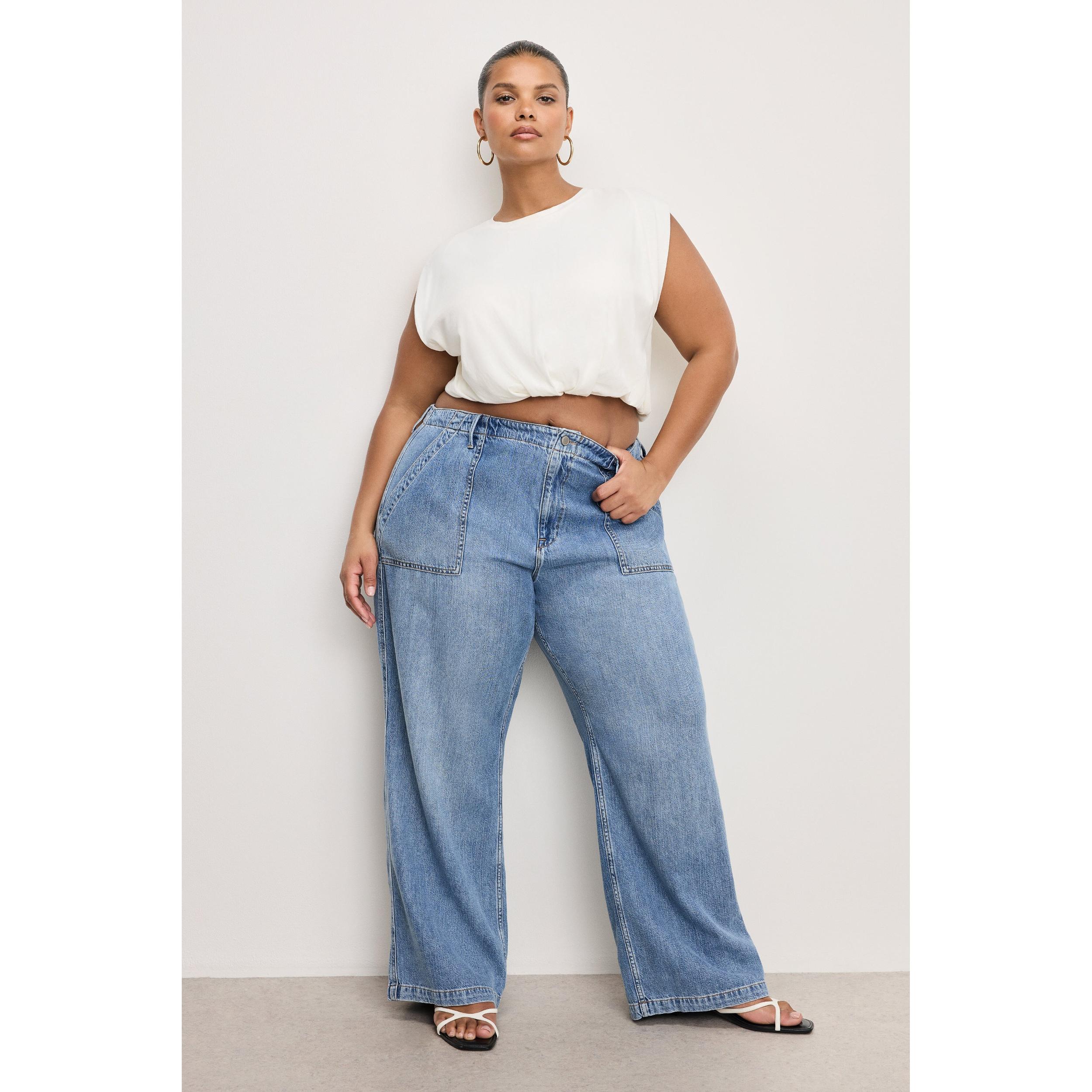 Womens Lite Linen Denim Pants Product Image