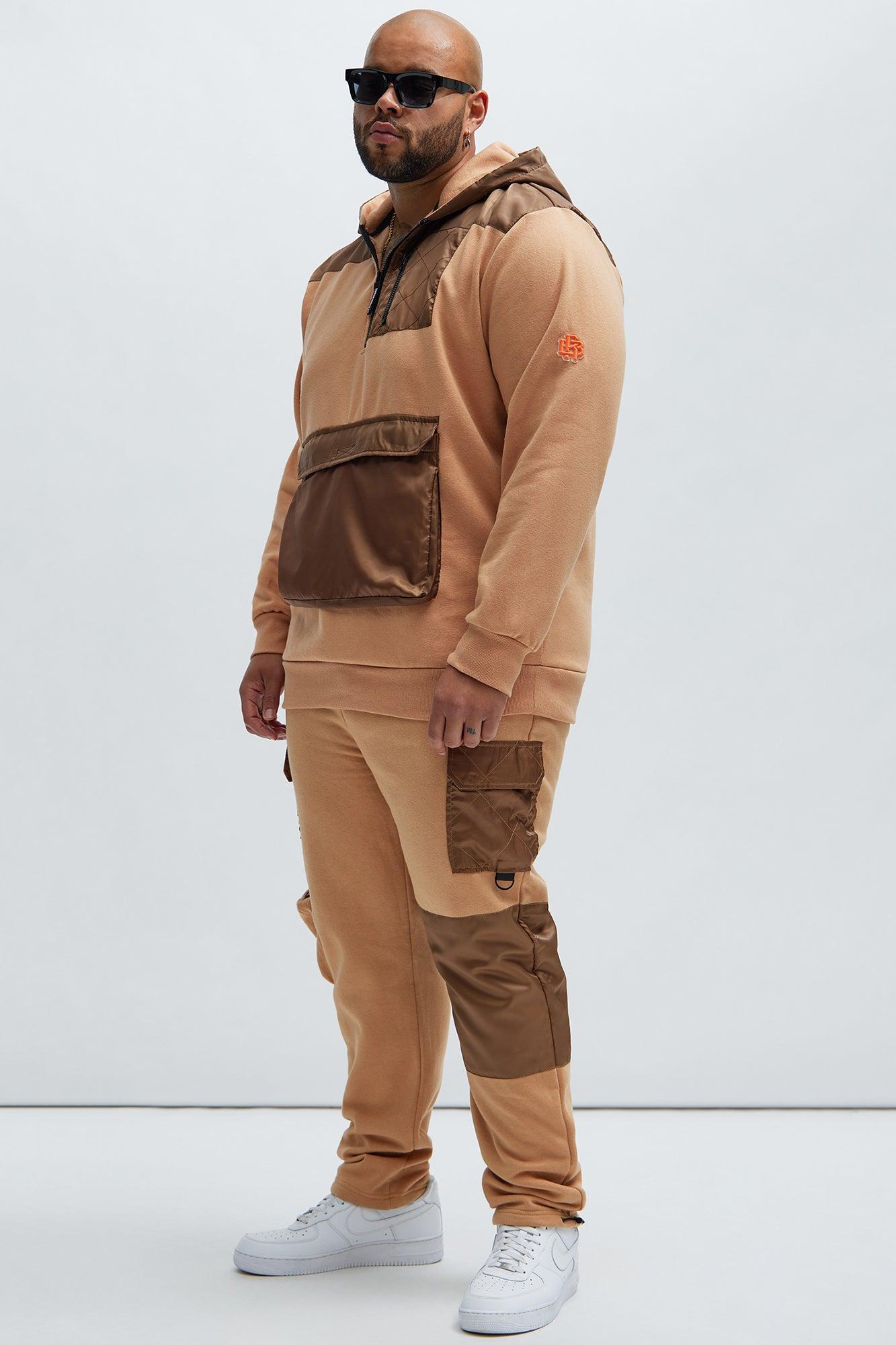 Stay Ready Cargo Sweatpants - Tan Product Image
