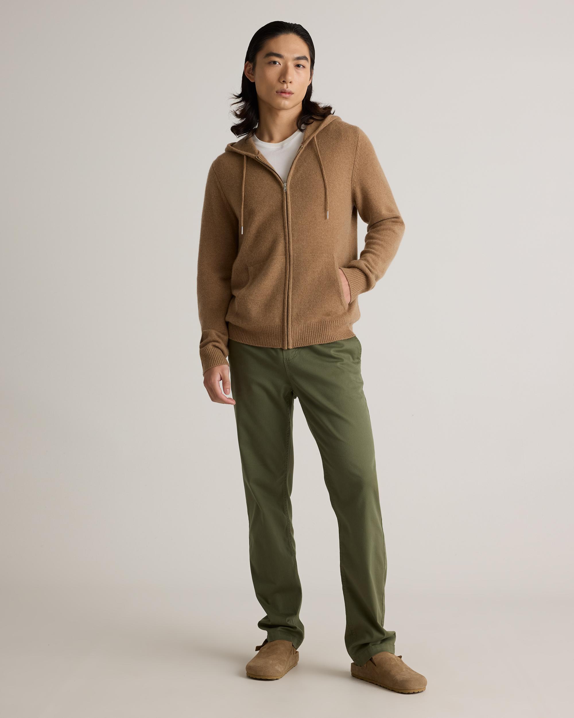 Quince | Men's Mongolian Cashmere Full-Zip Hoodie Product Image