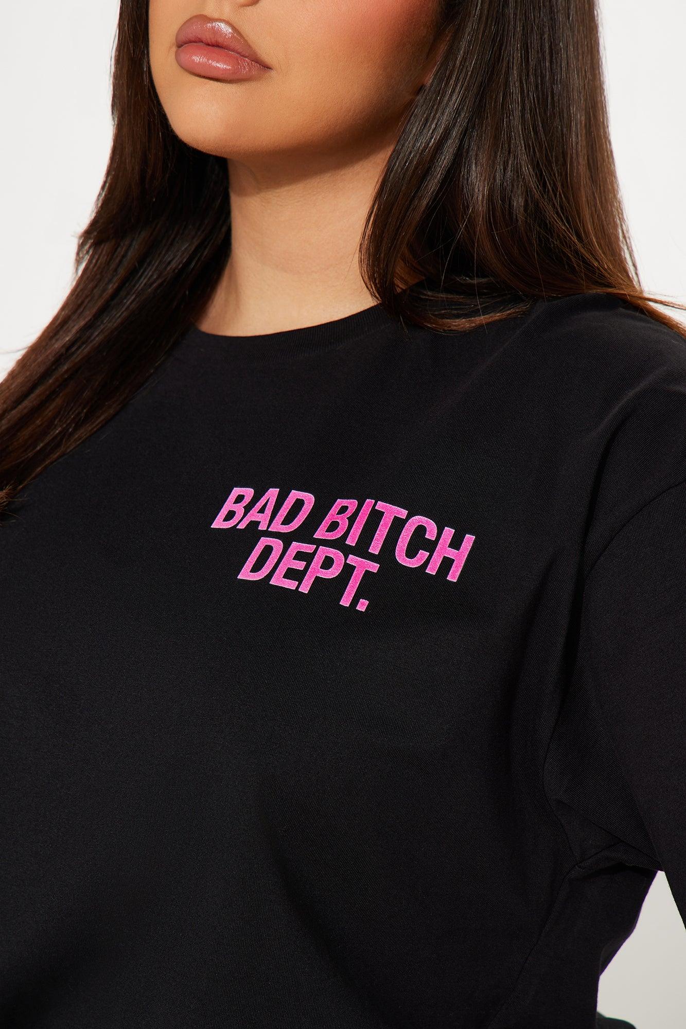 Member Of The Bad Bitch Dept Tee - Black Product Image