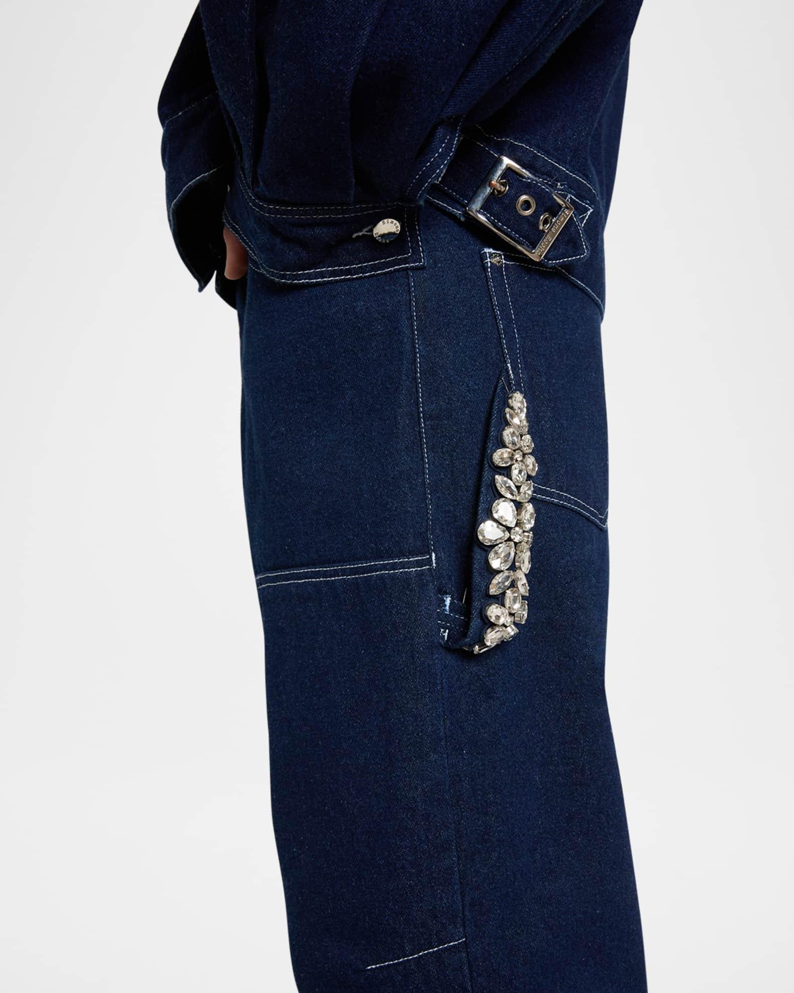 Men's Embellished Straight-Leg Workwear Jeans Product Image
