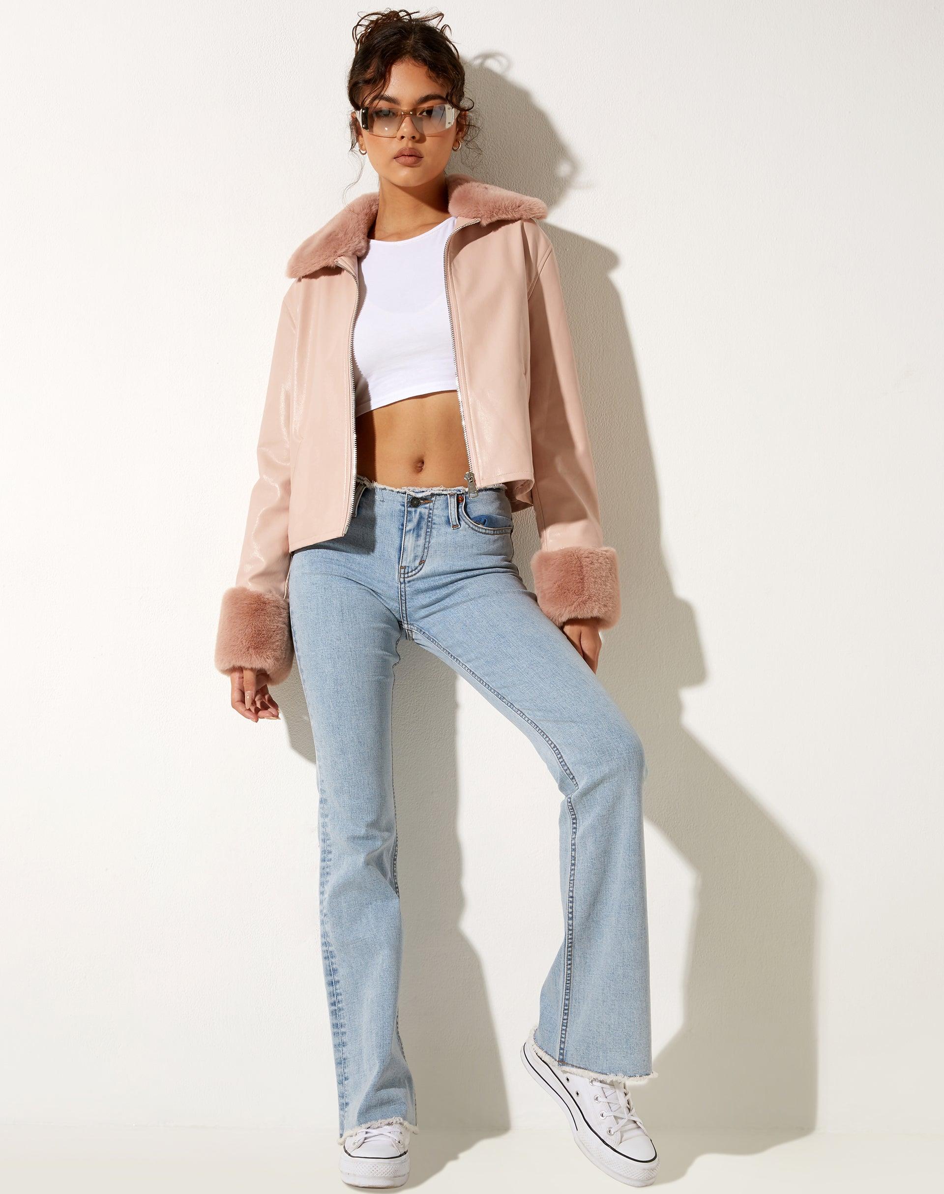 Neliya Jacket in Pu Pink Product Image
