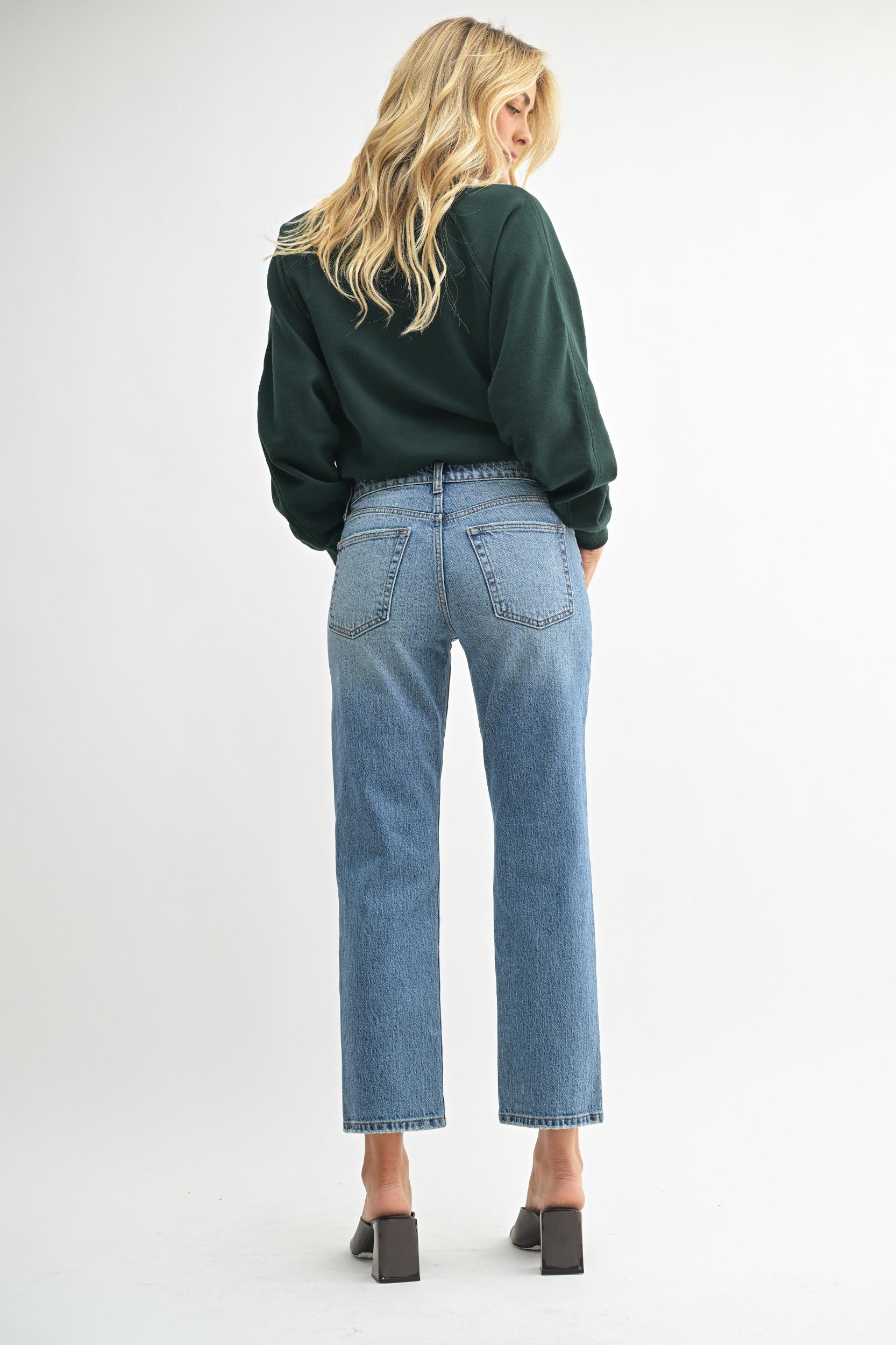 90's Stretch Straight Leg Jeans Product Image