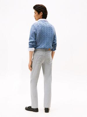 Garment Washed Straight 5-Pocket Pant Product Image