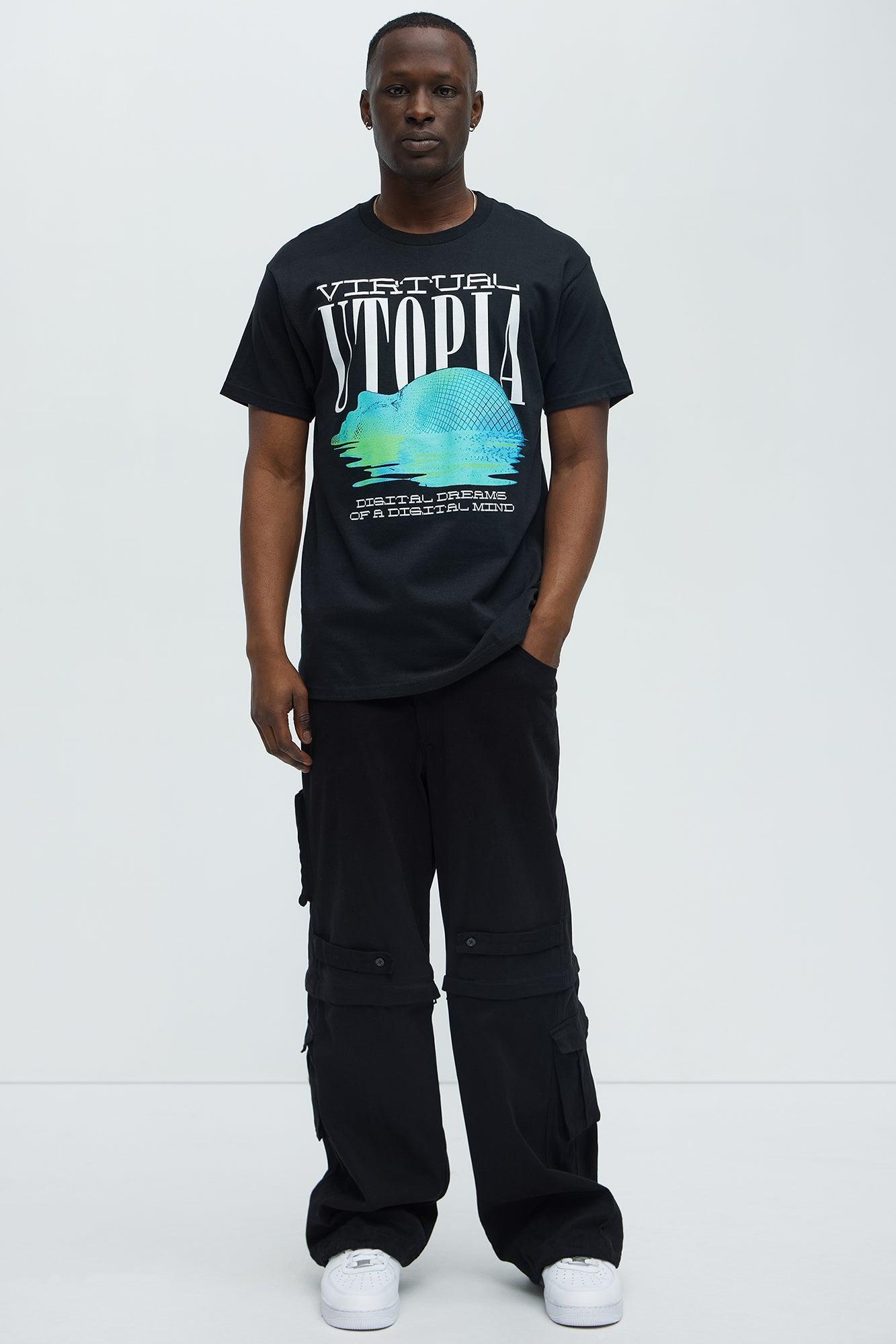 Virtual Utopia Short Sleeve Tee - Black Product Image
