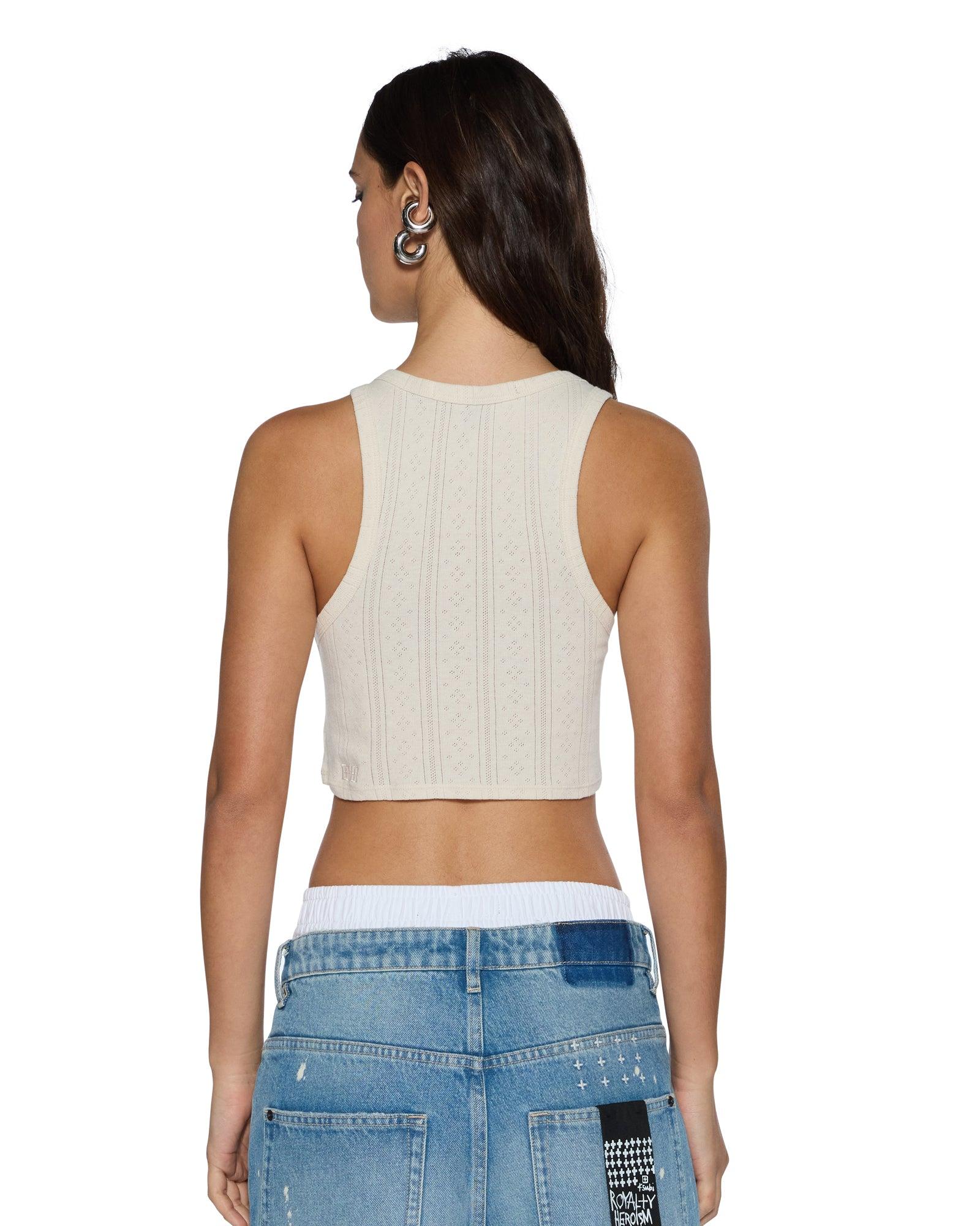 SOTT ORIGIN CROP TANK CREAM Female Product Image