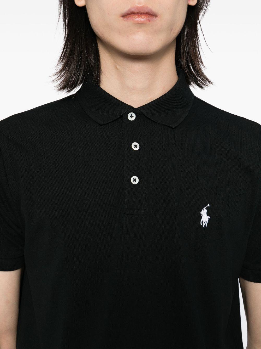 Polo Pony-embroidered polo shirt Product Image