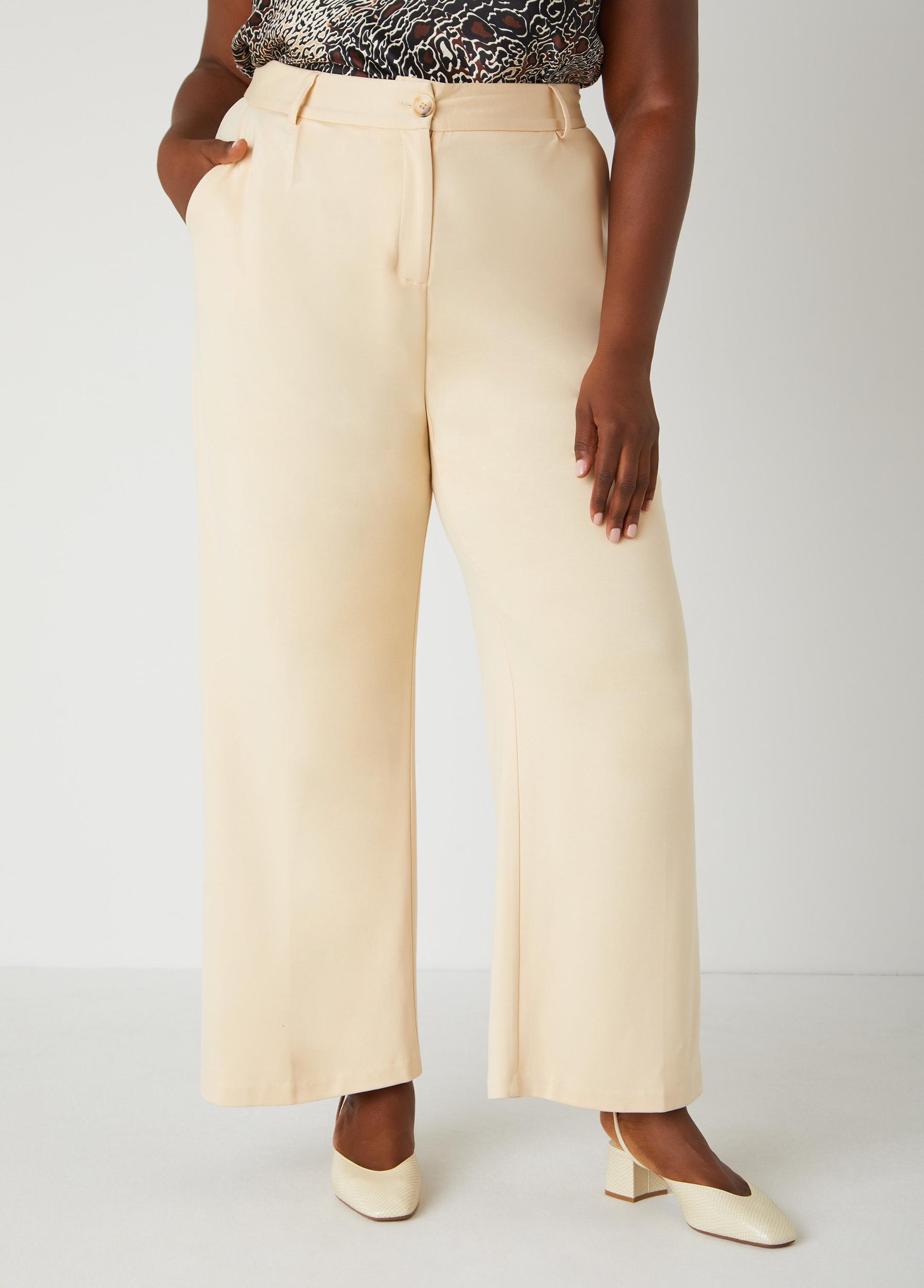Ponte High Rise Trousers Product Image