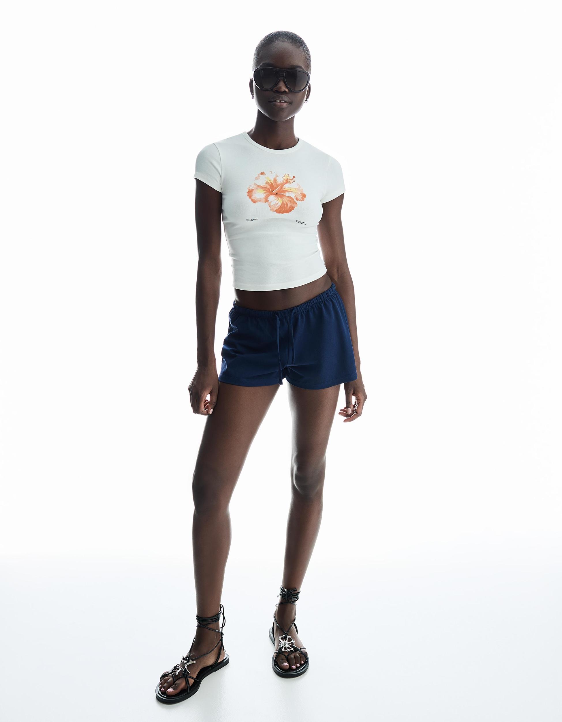 Plush shorts Product Image