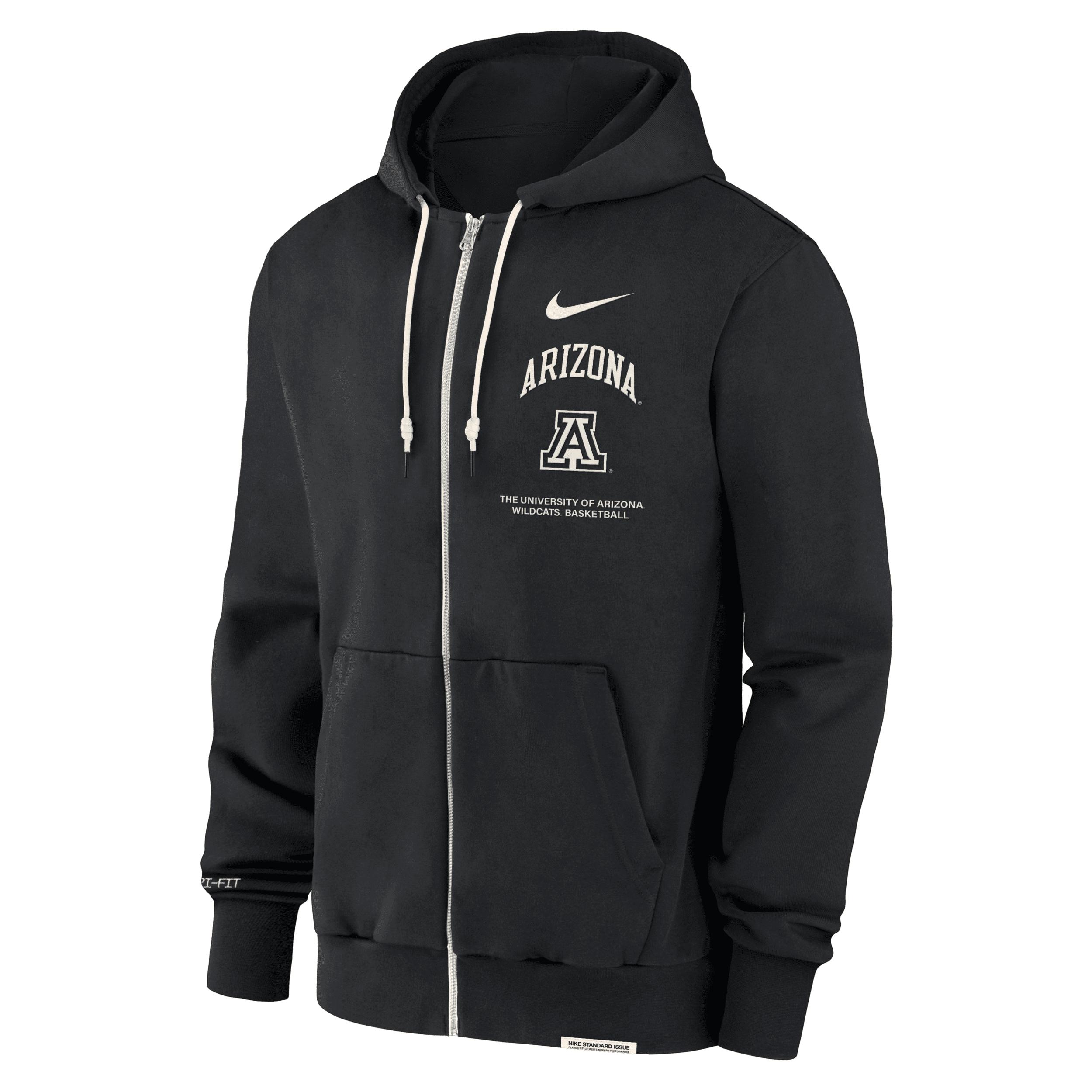 Arizona Wildcats On-Court Basketball Mens Nike Mens Dri-FIT College Full-Zip Hoodie | 02FD05RSUAN-CRP Product Image