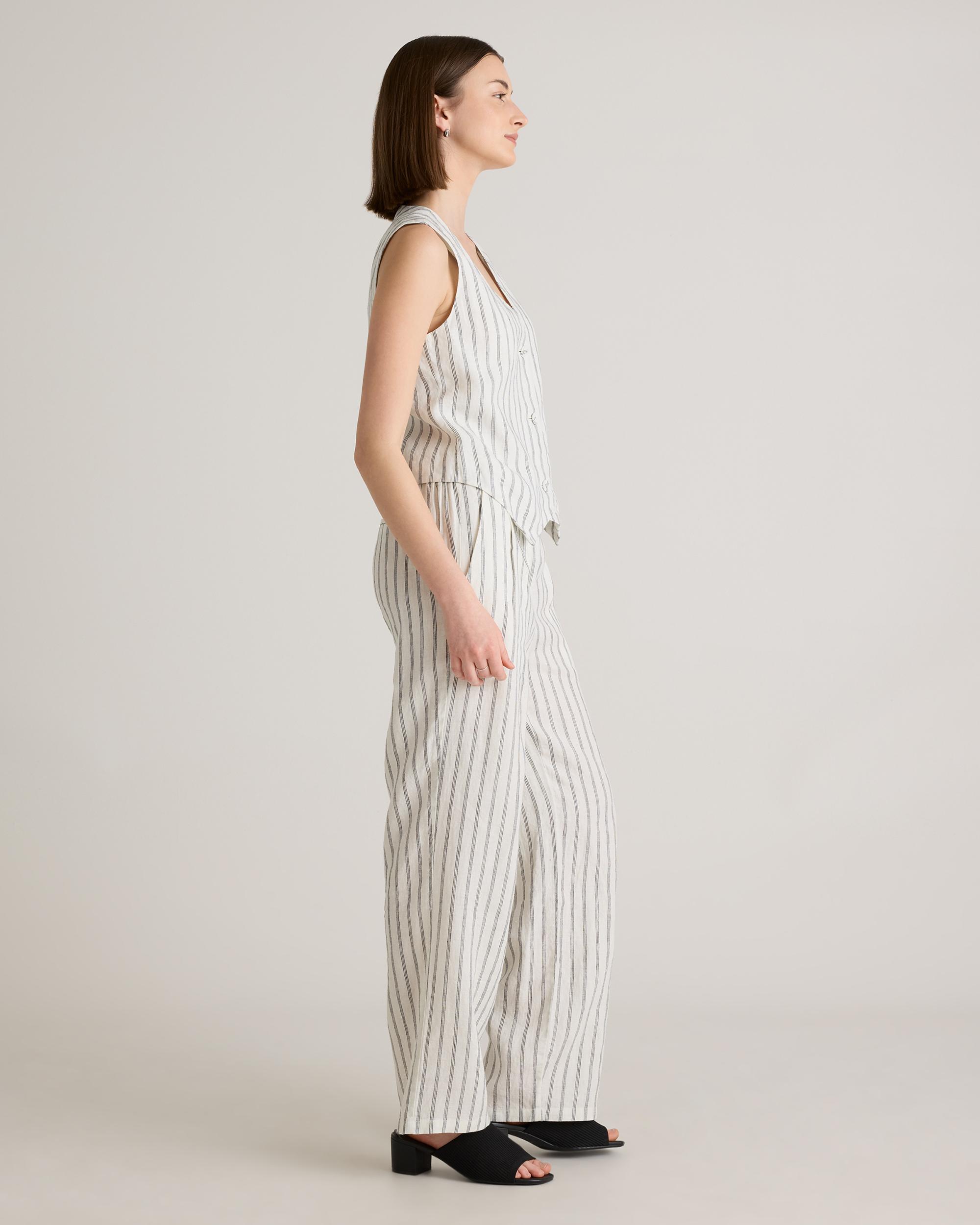 Quince | Women's 100% European Linen Vest Size XS Product Image