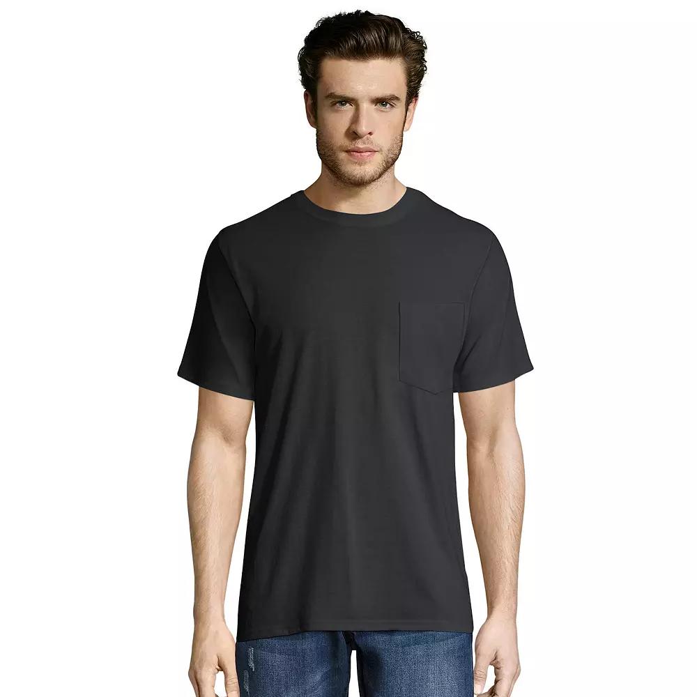 Men's Hanes® Workwear 2-pack Pocket Tee,  Product Image