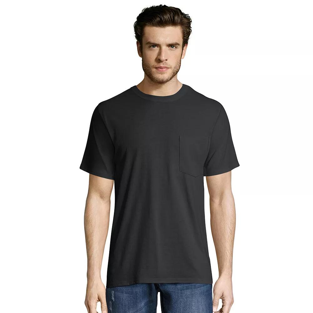 Men's Hanes® Workwear 2-pack Pocket Tee,  Product Image
