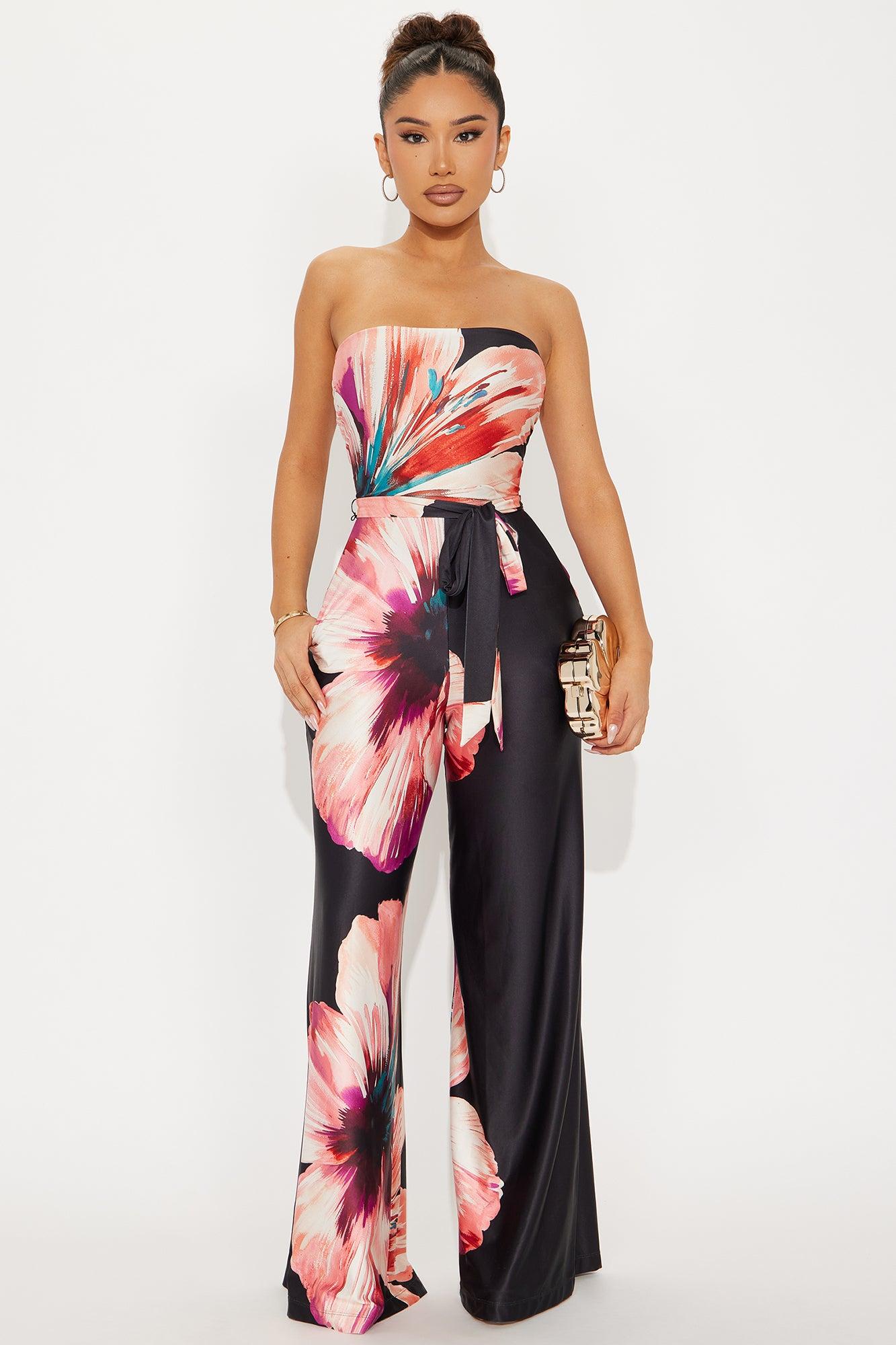 Time Out Jumpsuit - Black/combo Product Image