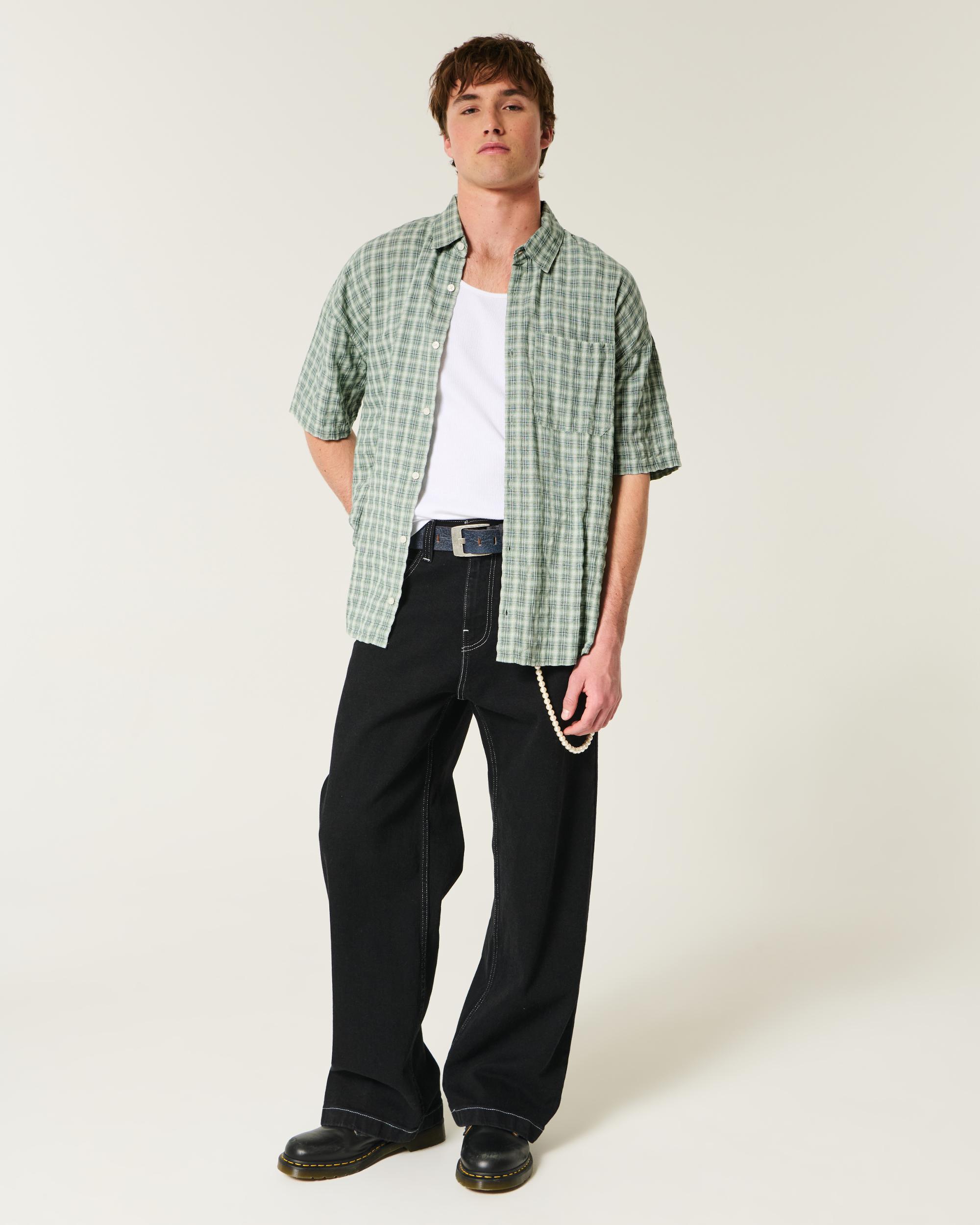 Baggy Short-Sleeve Shirt Product Image