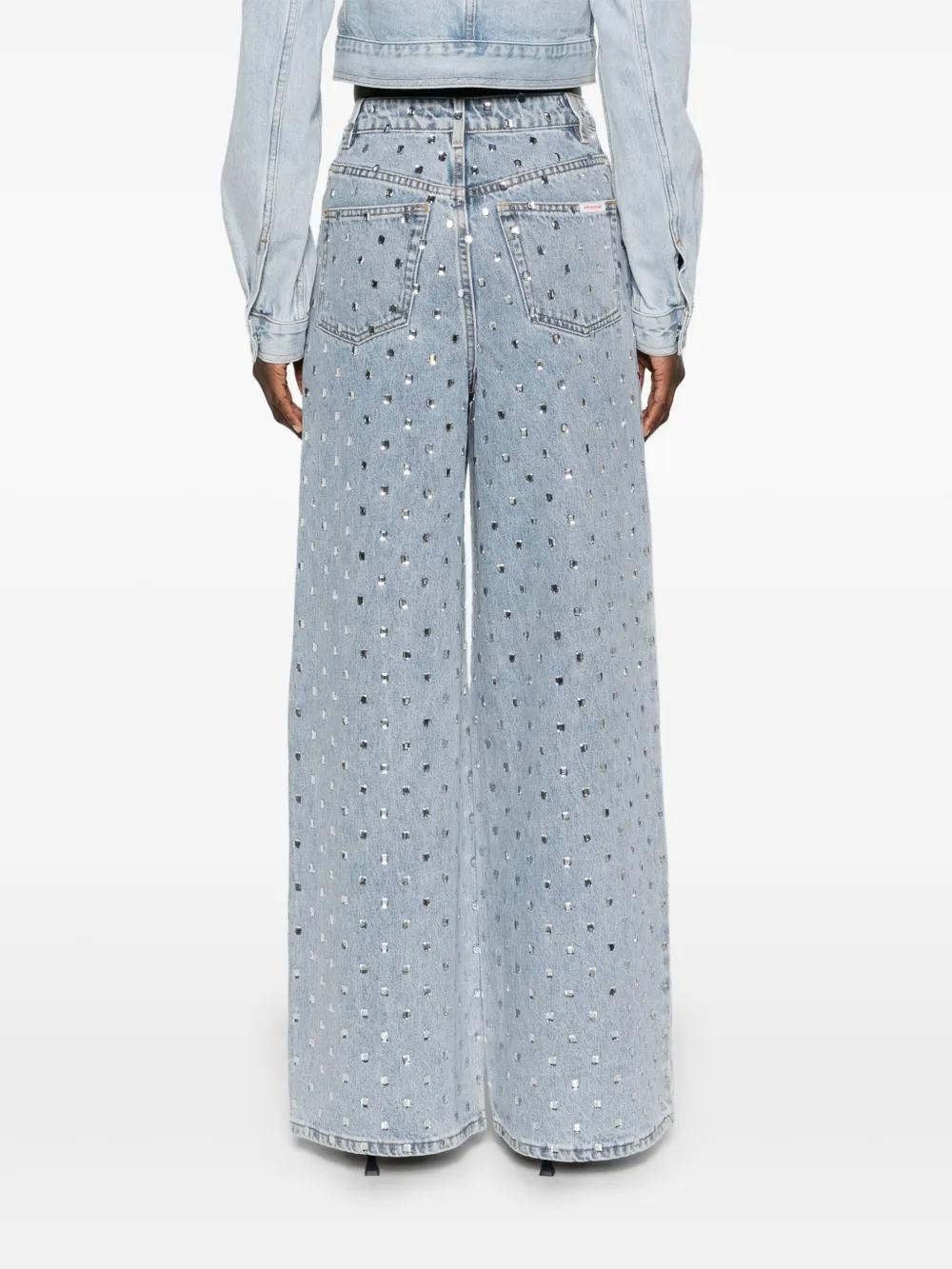 high-rise wide-leg jeans Product Image