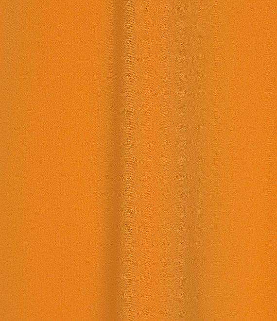 Trina Turk Amoreaux Double Georgette V-Neck Keyhole Elbow Sleeve Caftan Dress Product Image