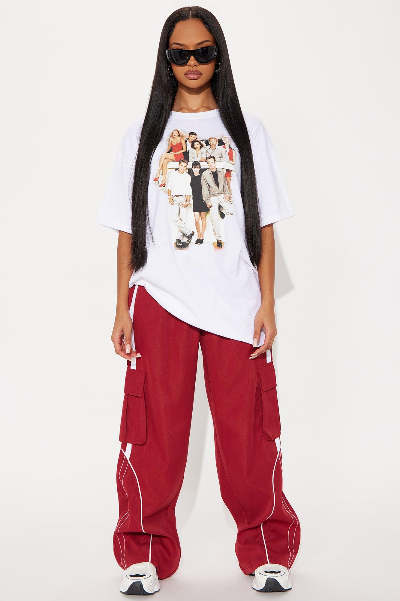 Beverly Hills 90210 Oversized Tee - White Female Product Image