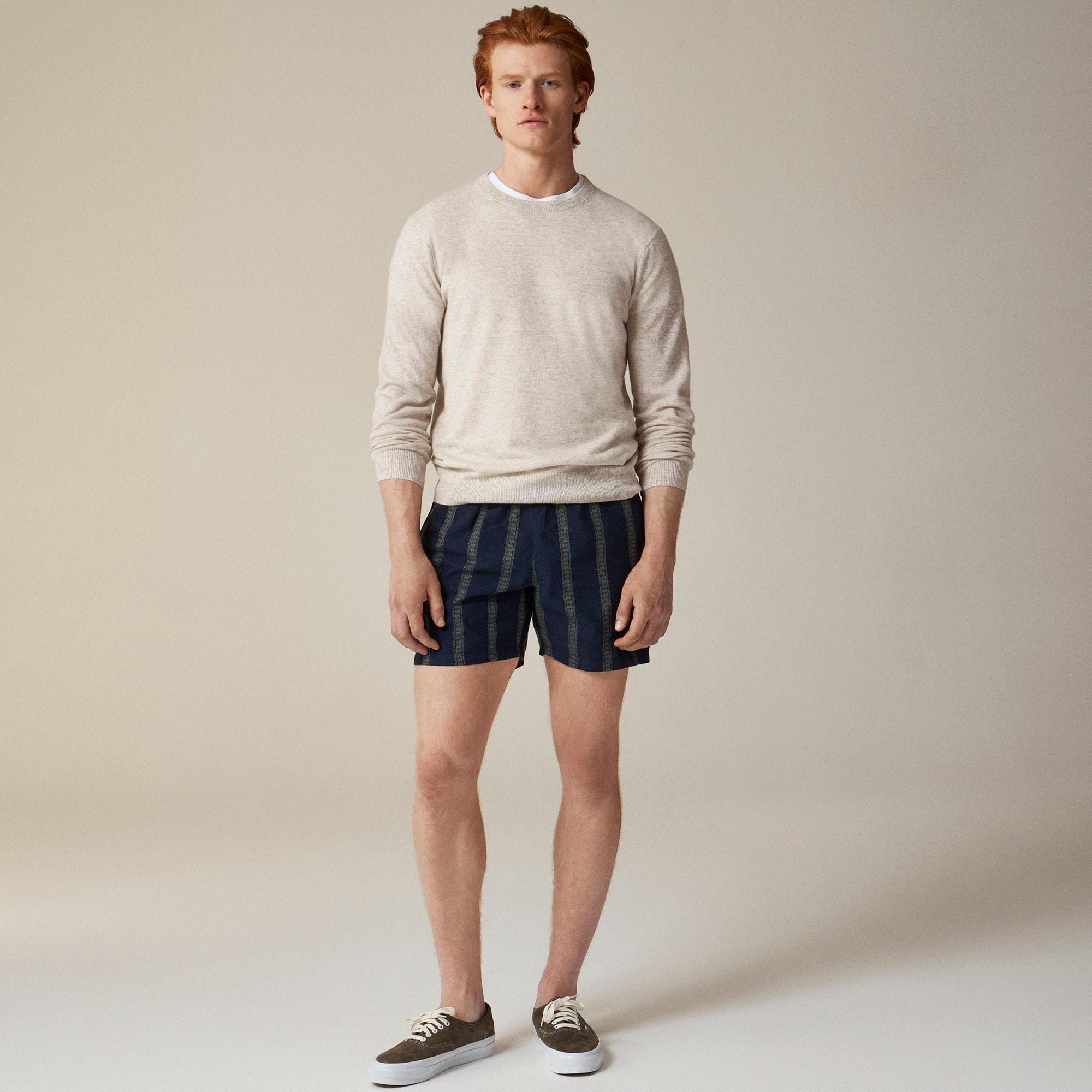 Marled cashmere-linen blend sweater Product Image