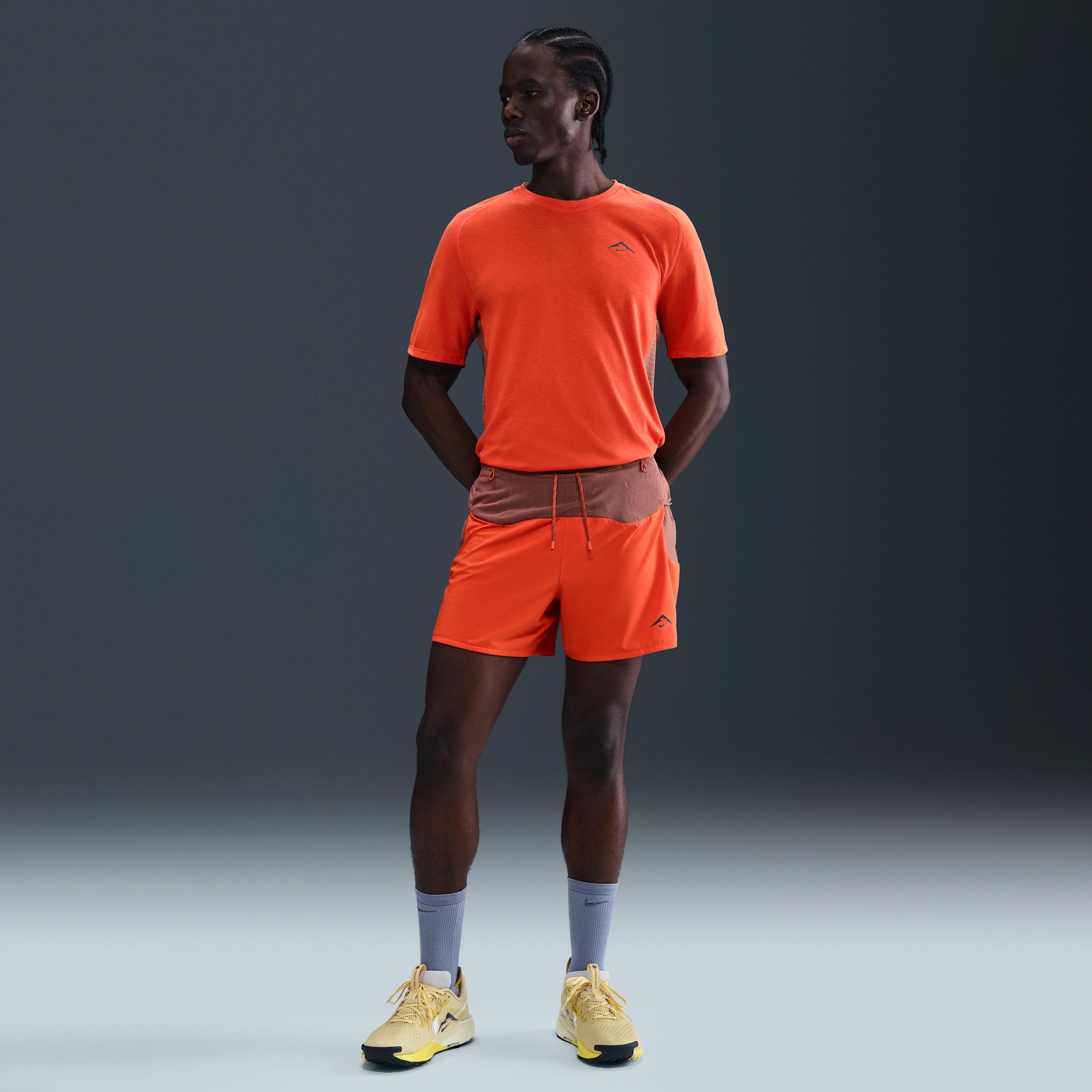 Nike Mens Solar Chase Dri-FIT ADV Short-Sleeve Running Top | HJ3580-633 Product Image