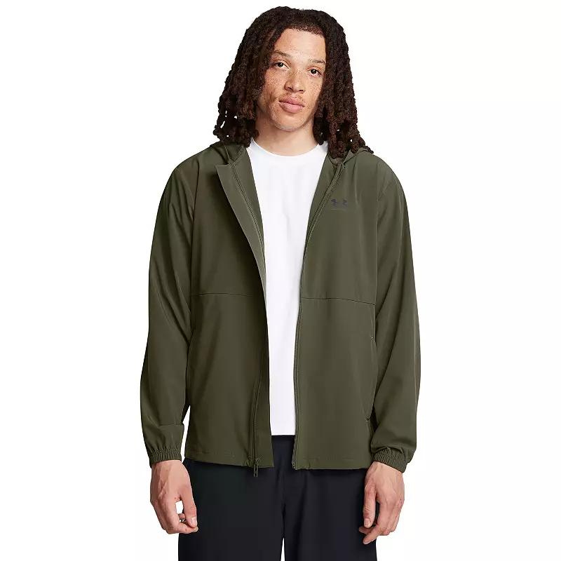 Men's Under Armour Vibe Woven Hooded Windbreaker Jacket,  Product Image