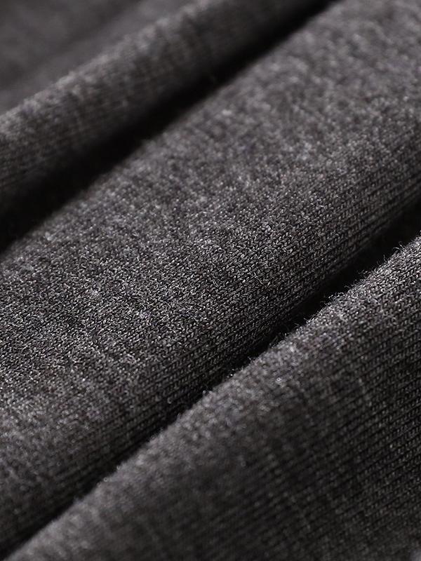 High Waisted Loose Drawstring Elasticity Solid Color Casual Pants Bottoms Trousers Product Image