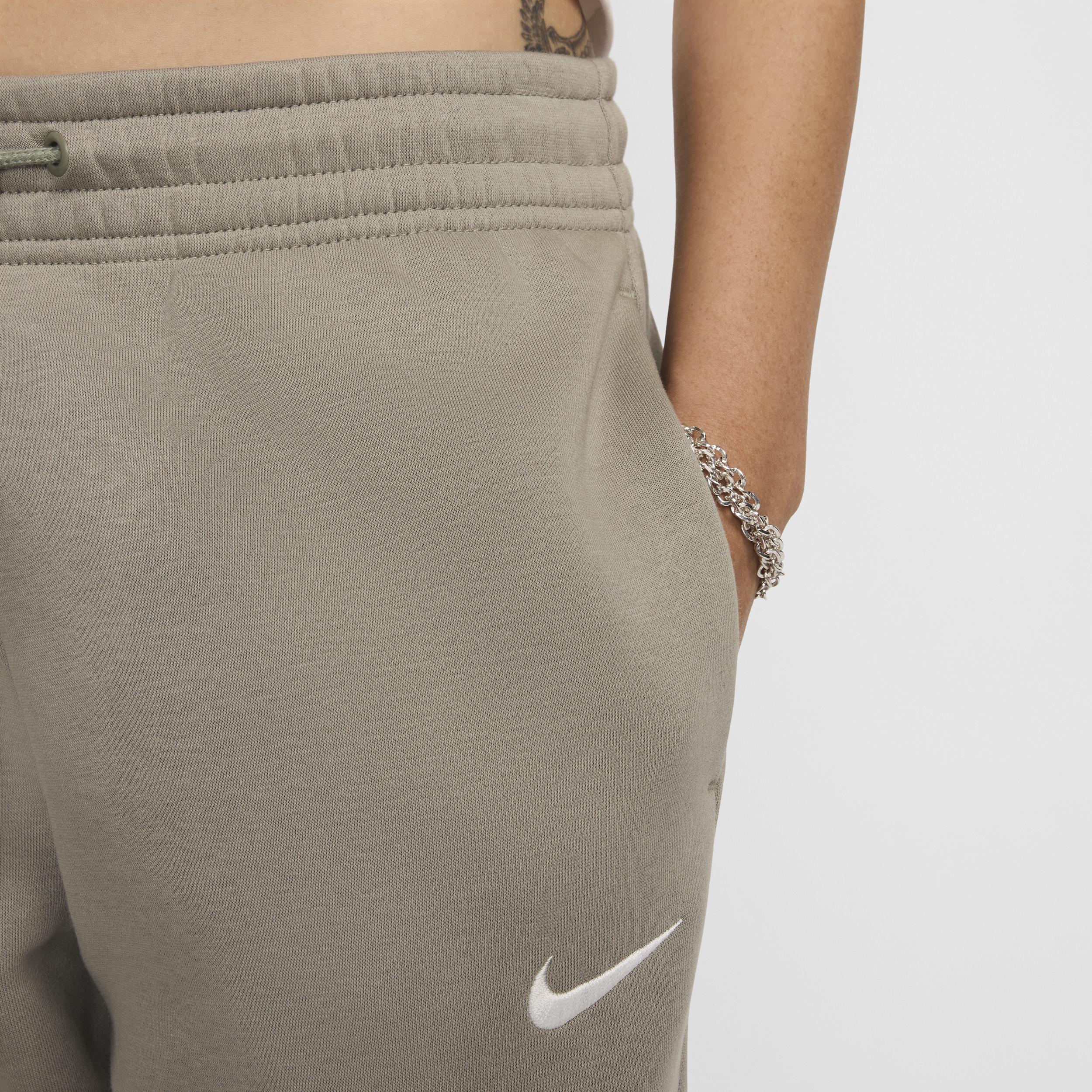 Womens Nike Sportswear Phoenix Fleece Mid-Rise Sweatpants | FZ7626-320 Product Image
