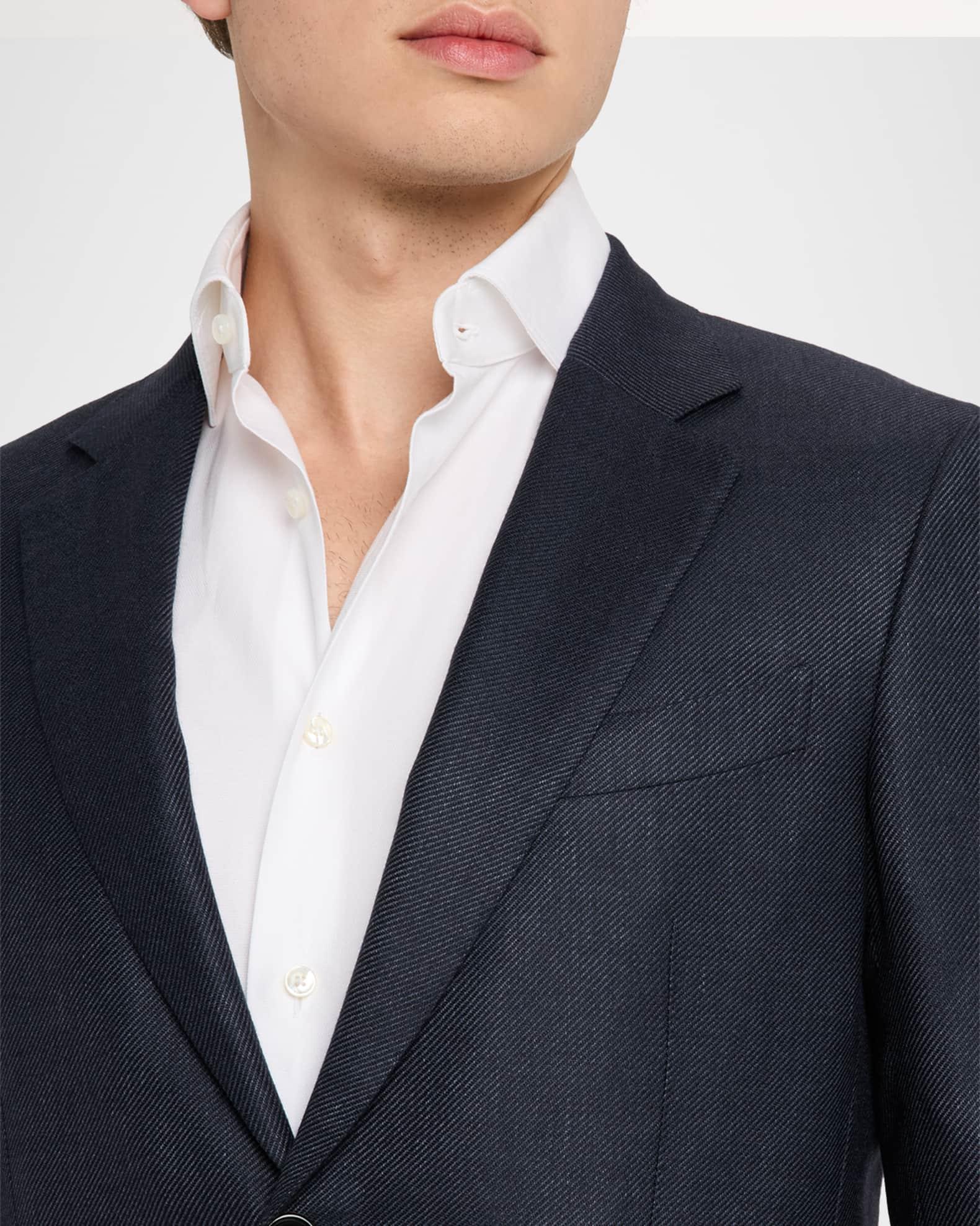Men's Cashmere-Blend Twill Single-Breasted Blazer Product Image