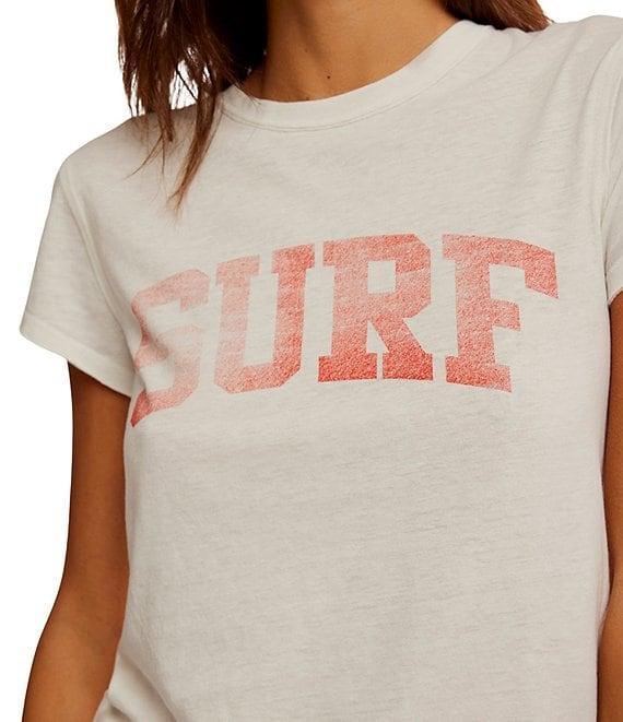 Free People We The Free Nova #double;Surf#double; Crew Neck Short Sleeve Graphic Tee Product Image