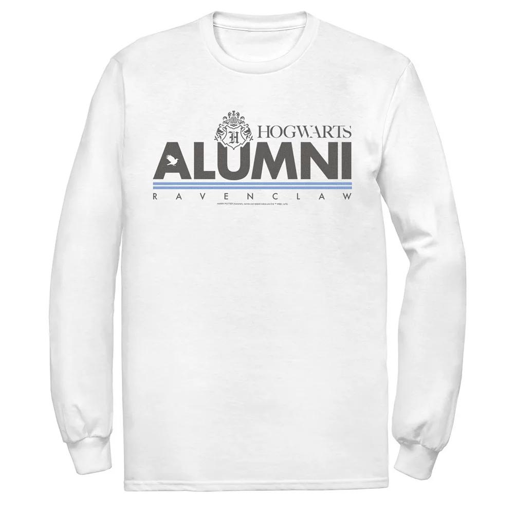 Men's Harry Potter Hogwarts Alumni Ravenclaw Long Sleeve Tee, Size: Large, White Product Image