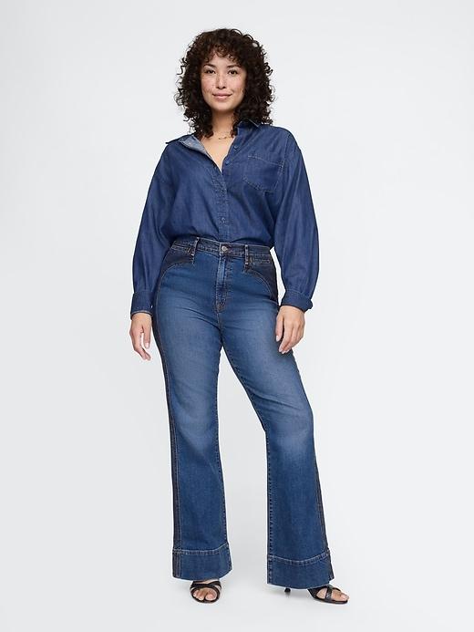 High Rise '70s Flare Jeans Product Image