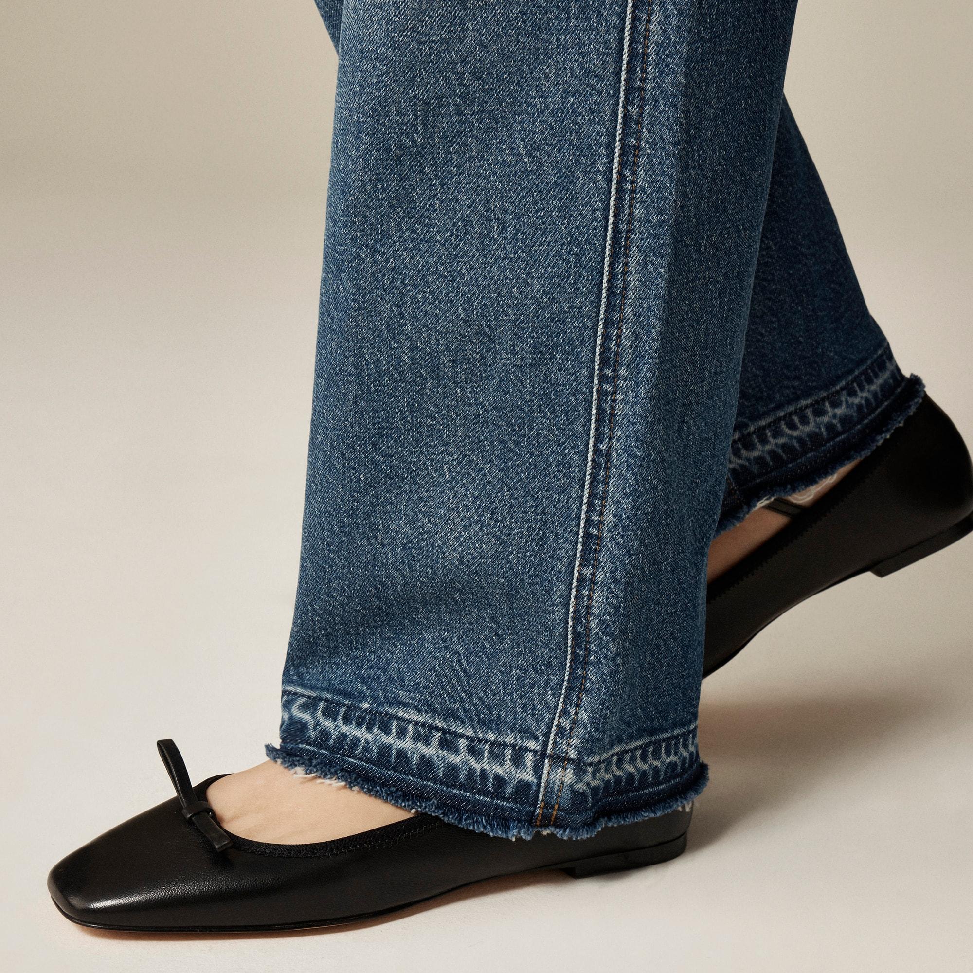 Full-length slim-wide trouser jean Product Image