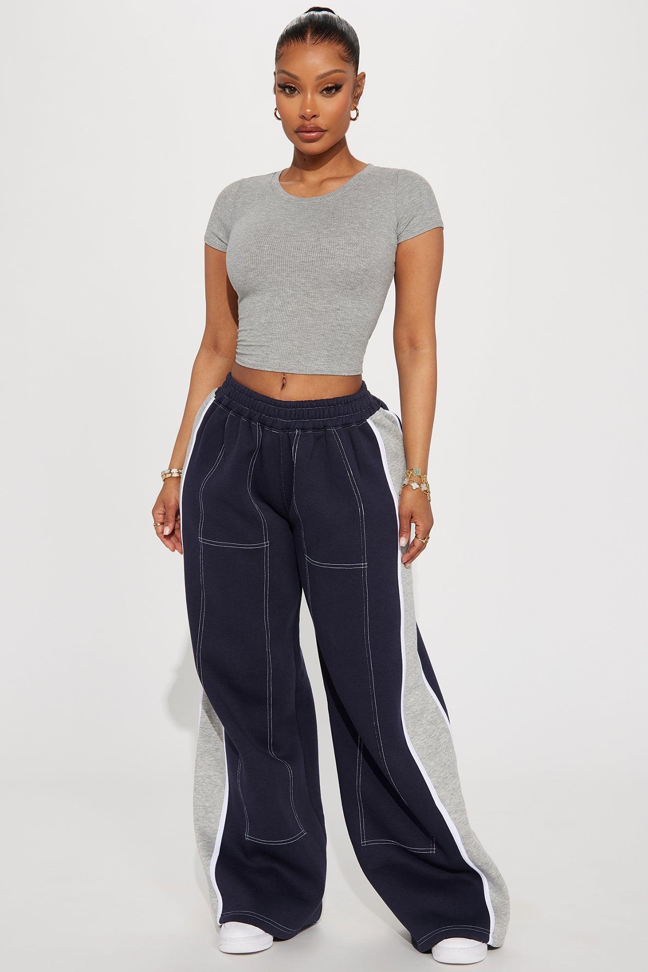 Jackie Lounge Pant - Navy/combo Product Image