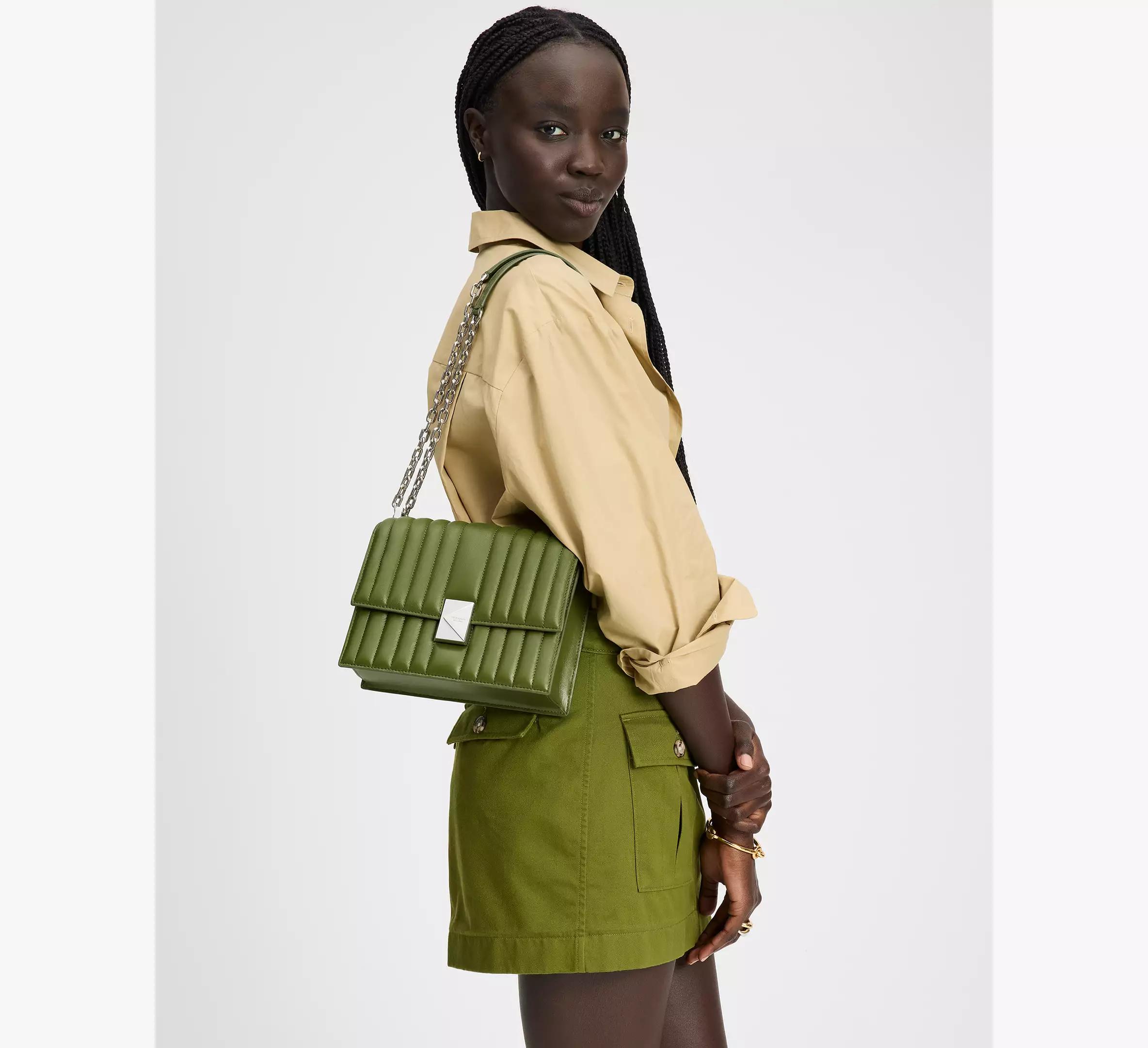 Deco Quilted Chain Shoulder Bag Product Image