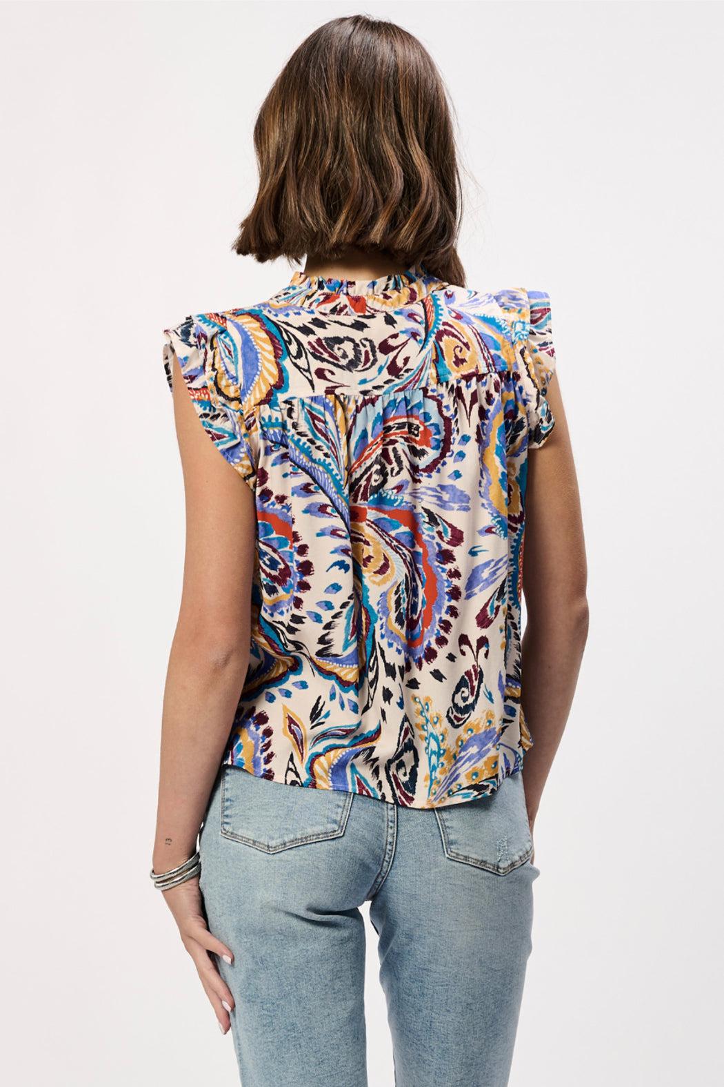 Sunset Paisley Bliss Top Product Image
