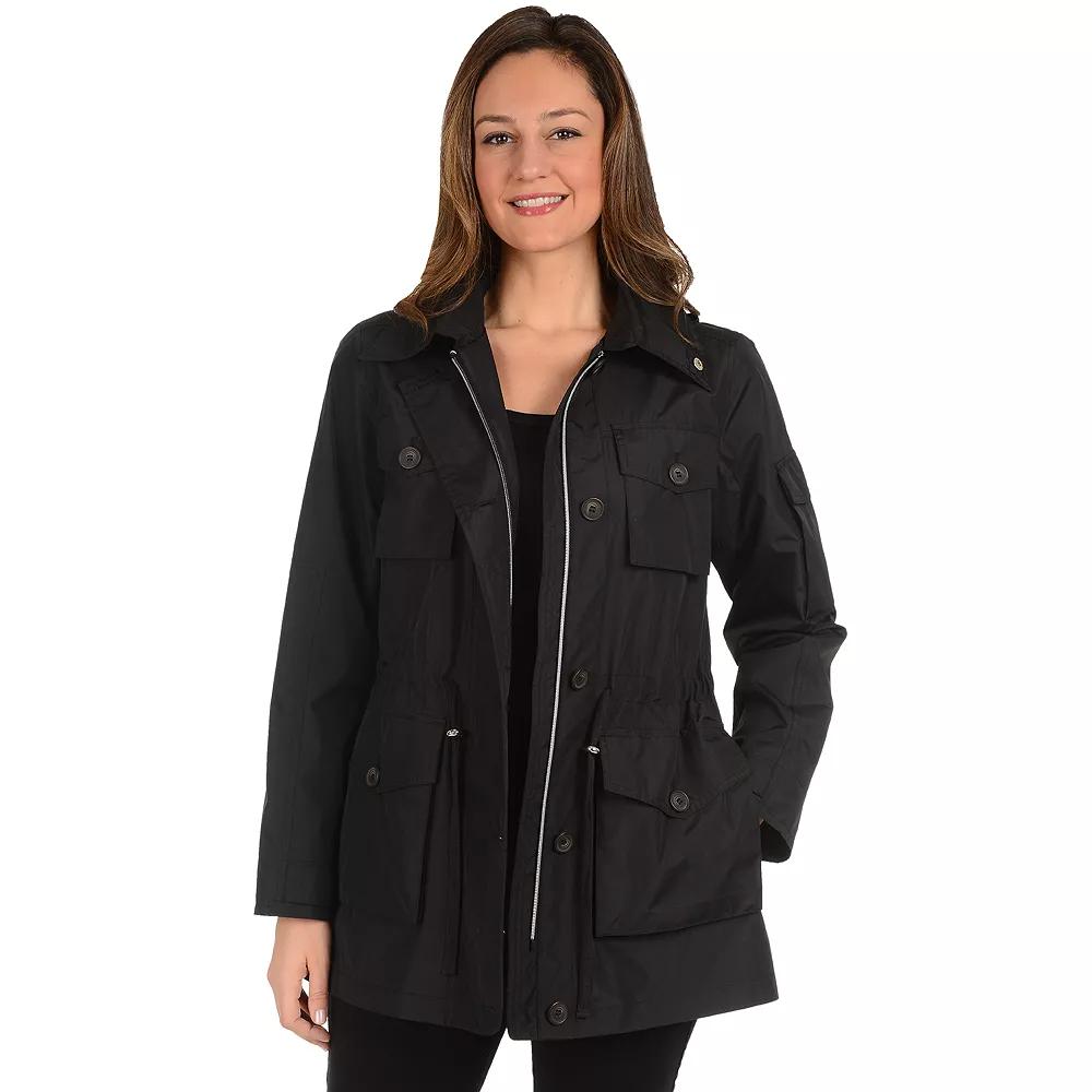 Womens Fleet Street Hooded Safari Anorak Jacket Product Image