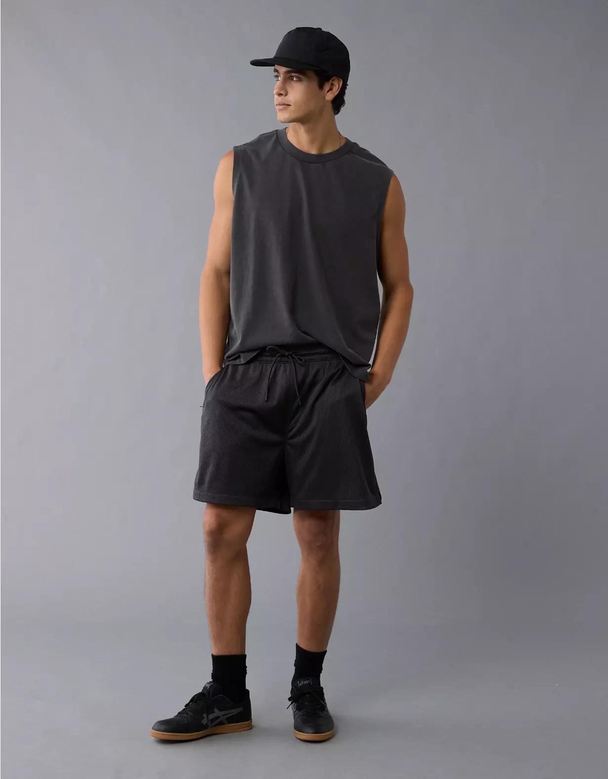 AE Boxy Sueded Jersey Tank Top Product Image