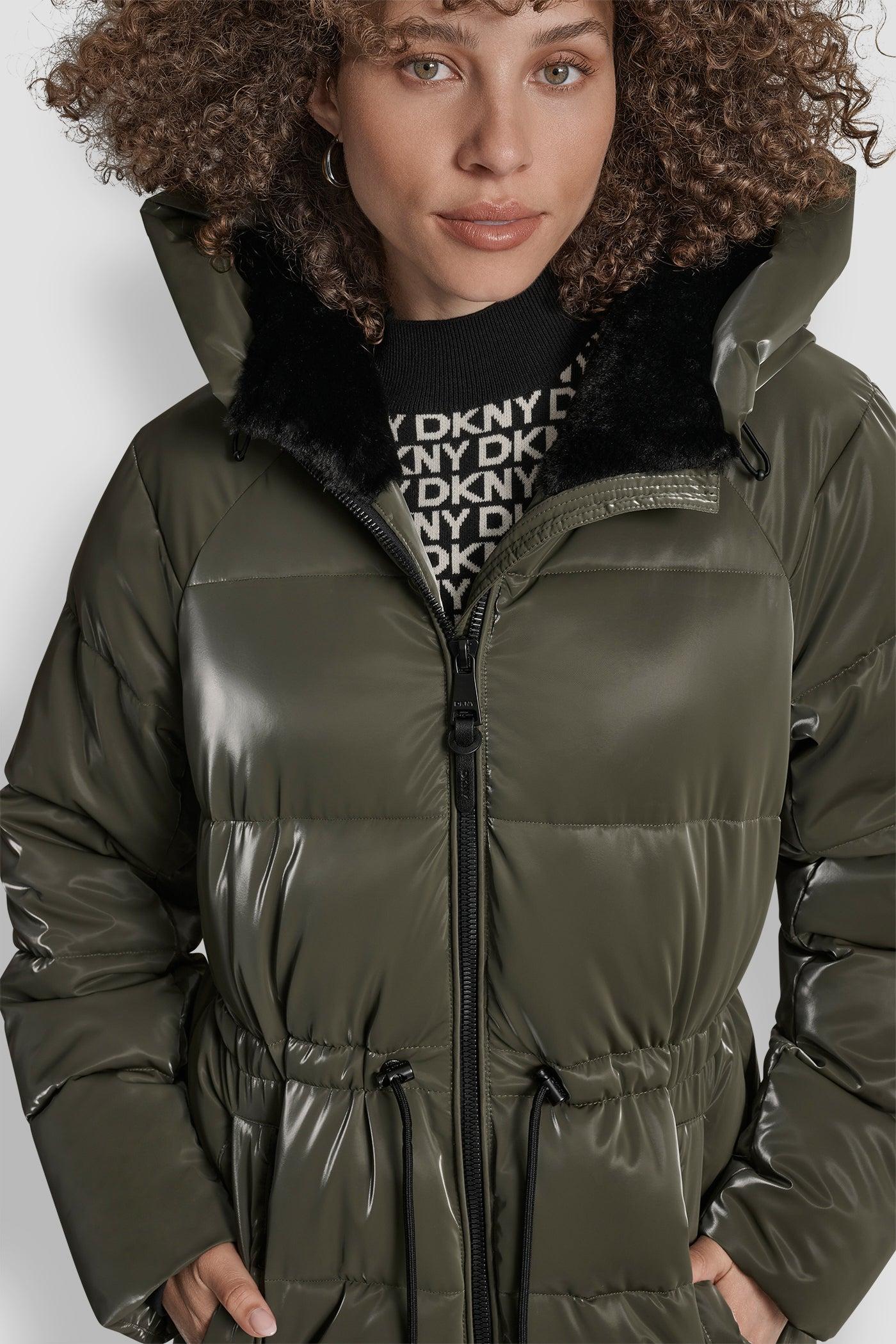 MID LENGTH LUSH PUFFER JACKET Product Image