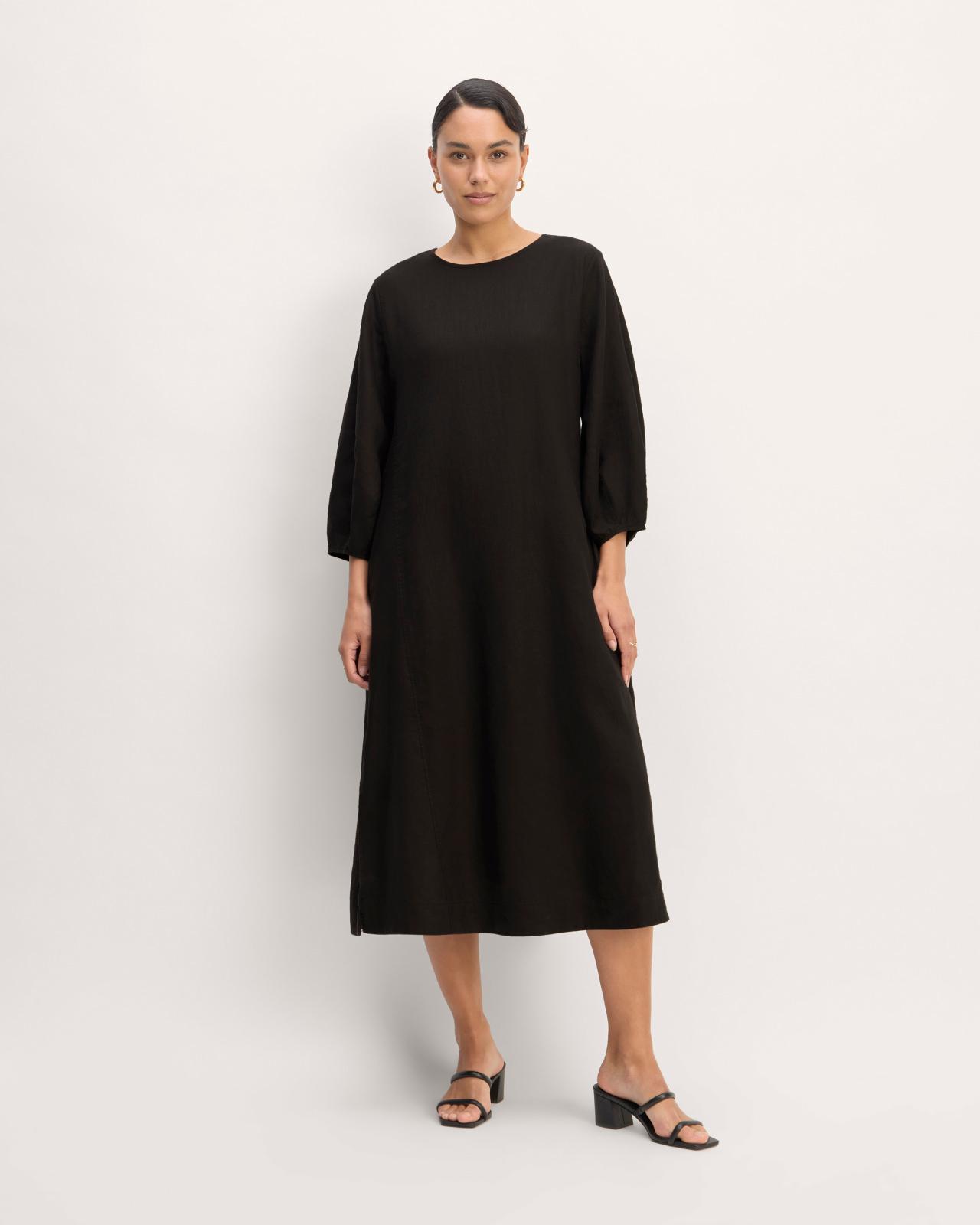 Womens Linen A-Line Midi Dress by Everlane Product Image