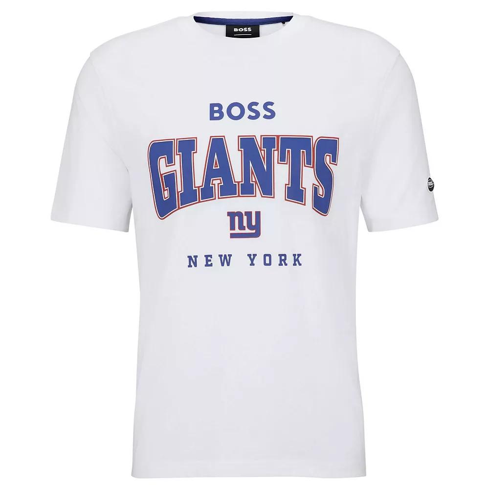 Men's BOSS X NFL  White New York Giants Huddle T-Shirt, Size: 2XL Product Image