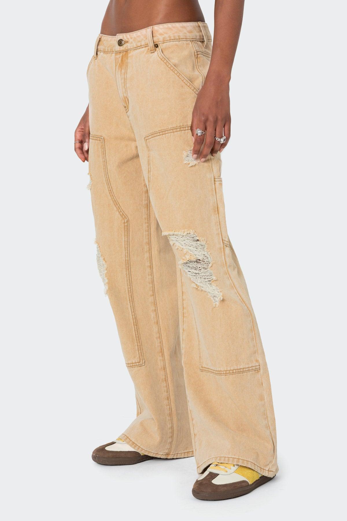 Alibi Distressed Carpenter Jeans Product Image
